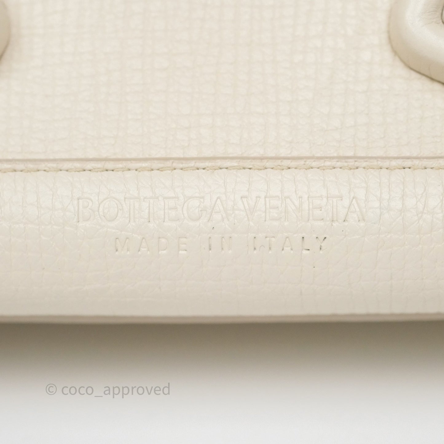Bottega Veneta Small Arco Plaster Grainy Calfskin