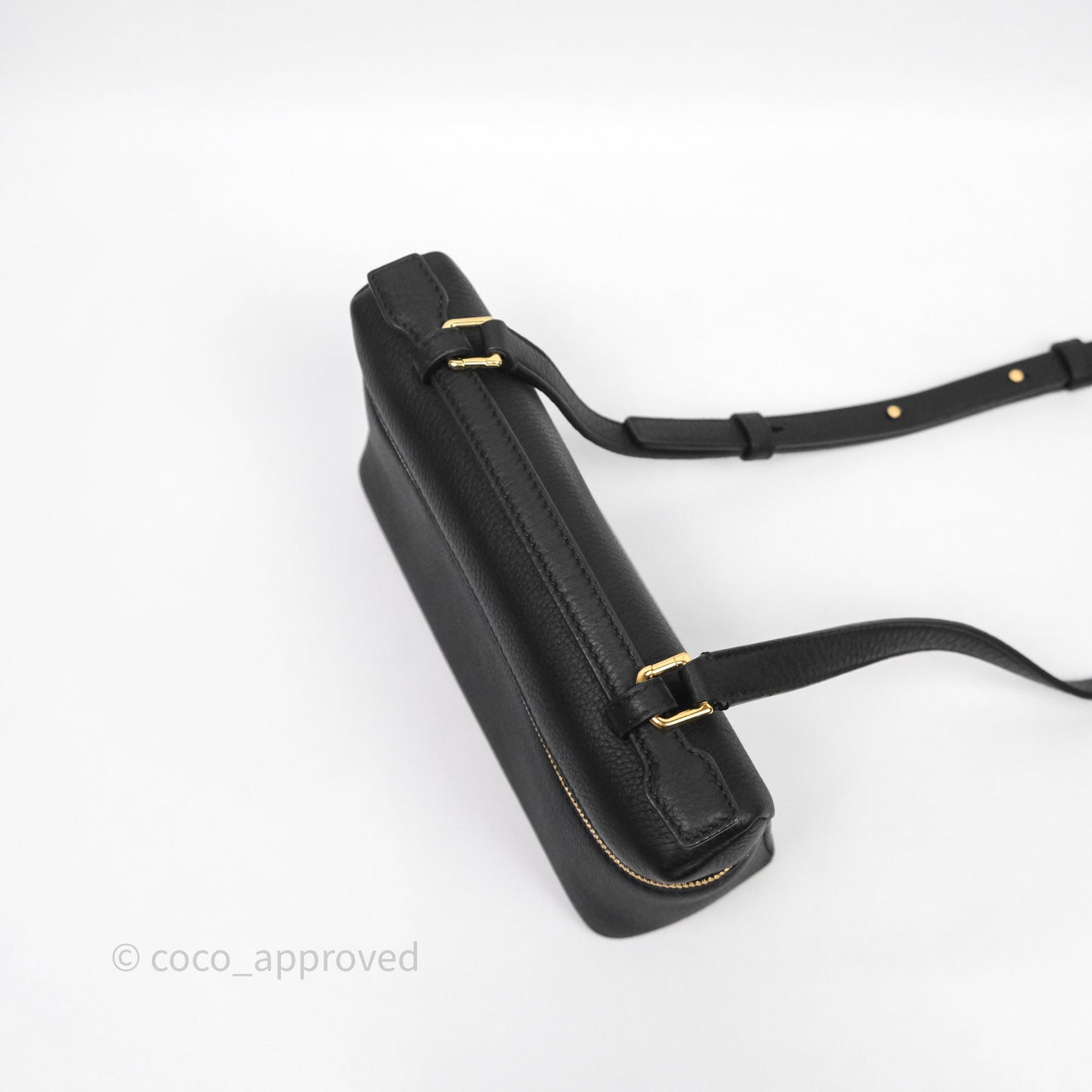 Loro Piana Extra Pocket L19 Black Grained Calfskin