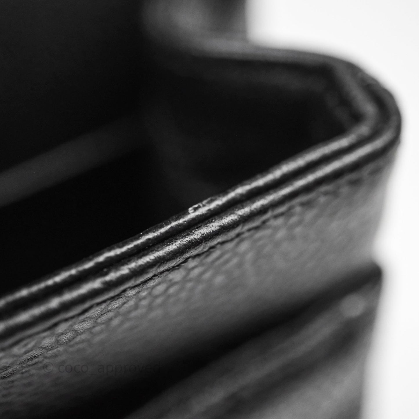 Chanel Classic Medium Flap Quilted Black Caviar Gold Hardware