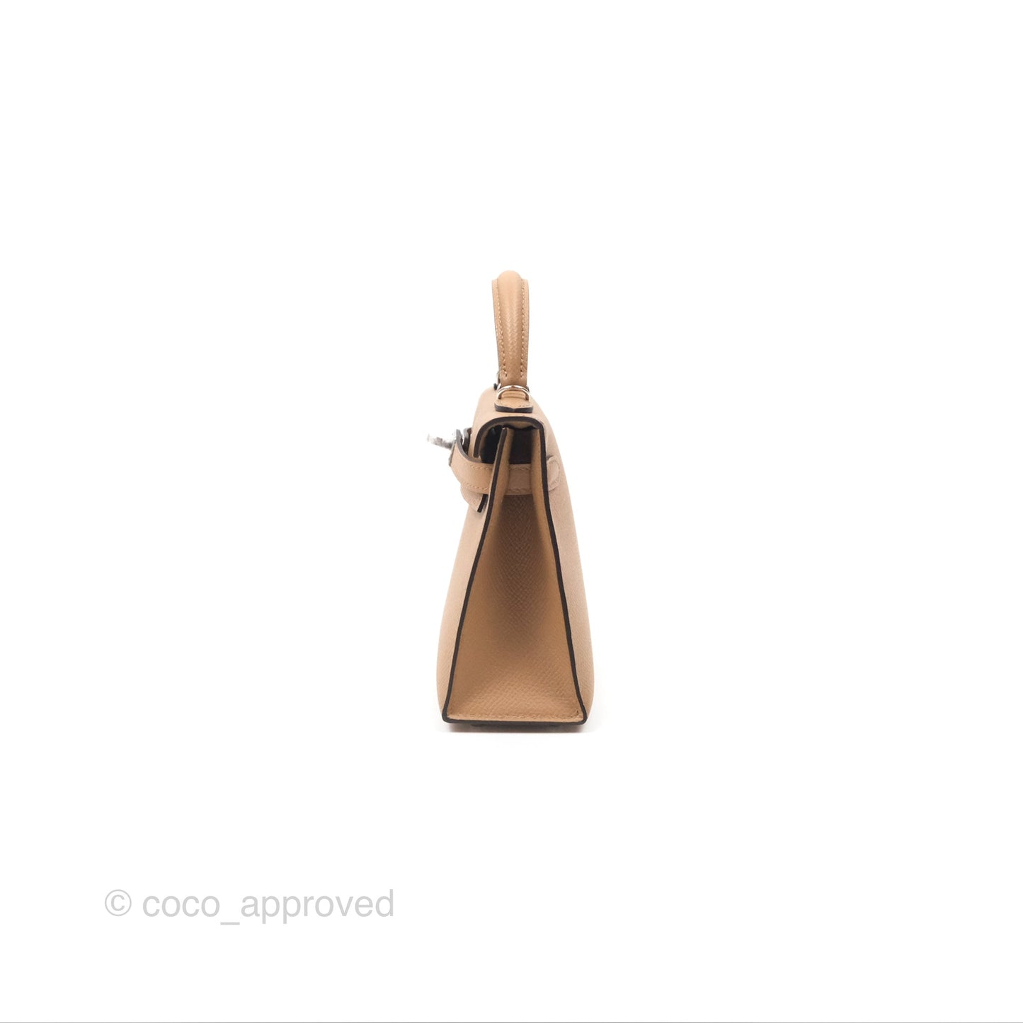 Hermès Mini Kelly II Chai 0M Epsom Palladium Hardware