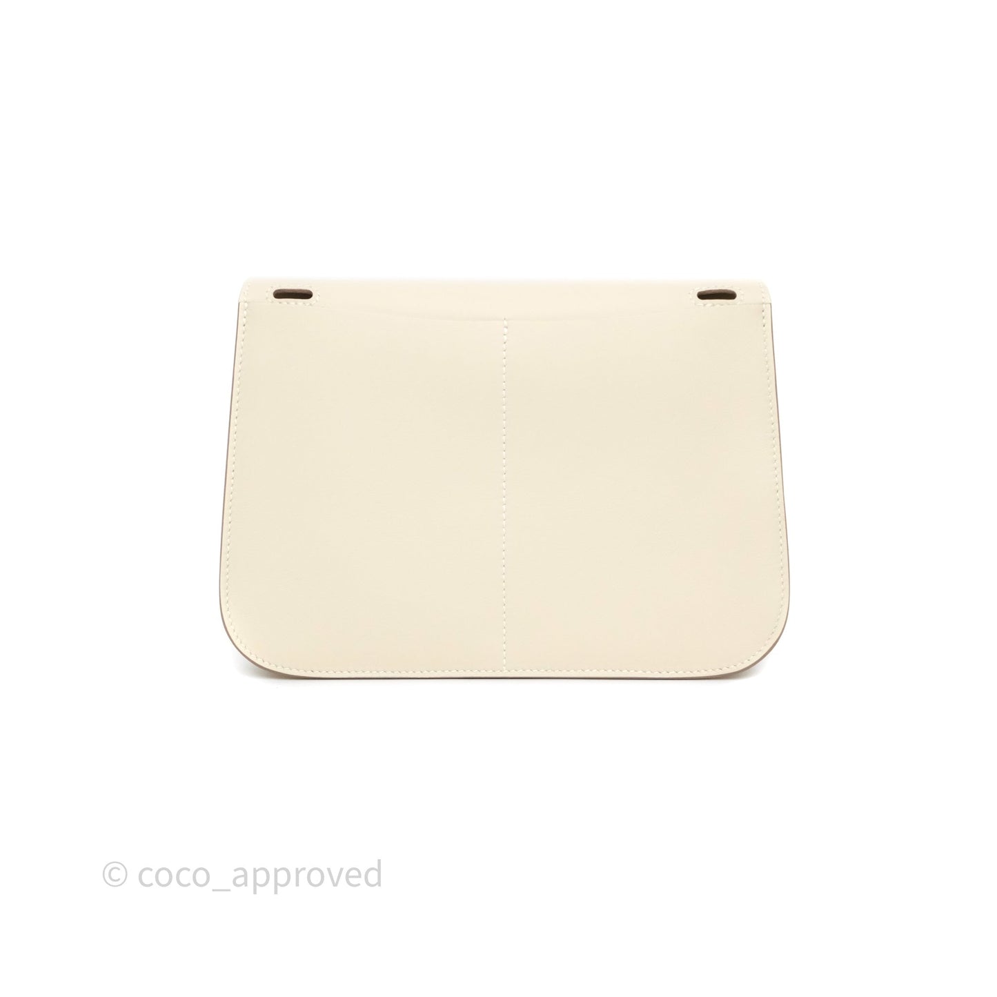 Hermès Halzan 22 Mini Craie 10 Swift Palladium Hardware
