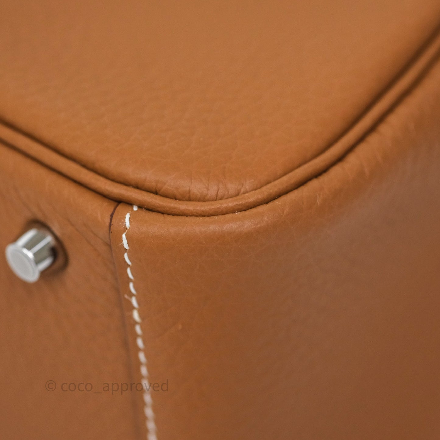 Hermès Mini Lindy II 20 Gold 37 Clemence Gold Hardware
