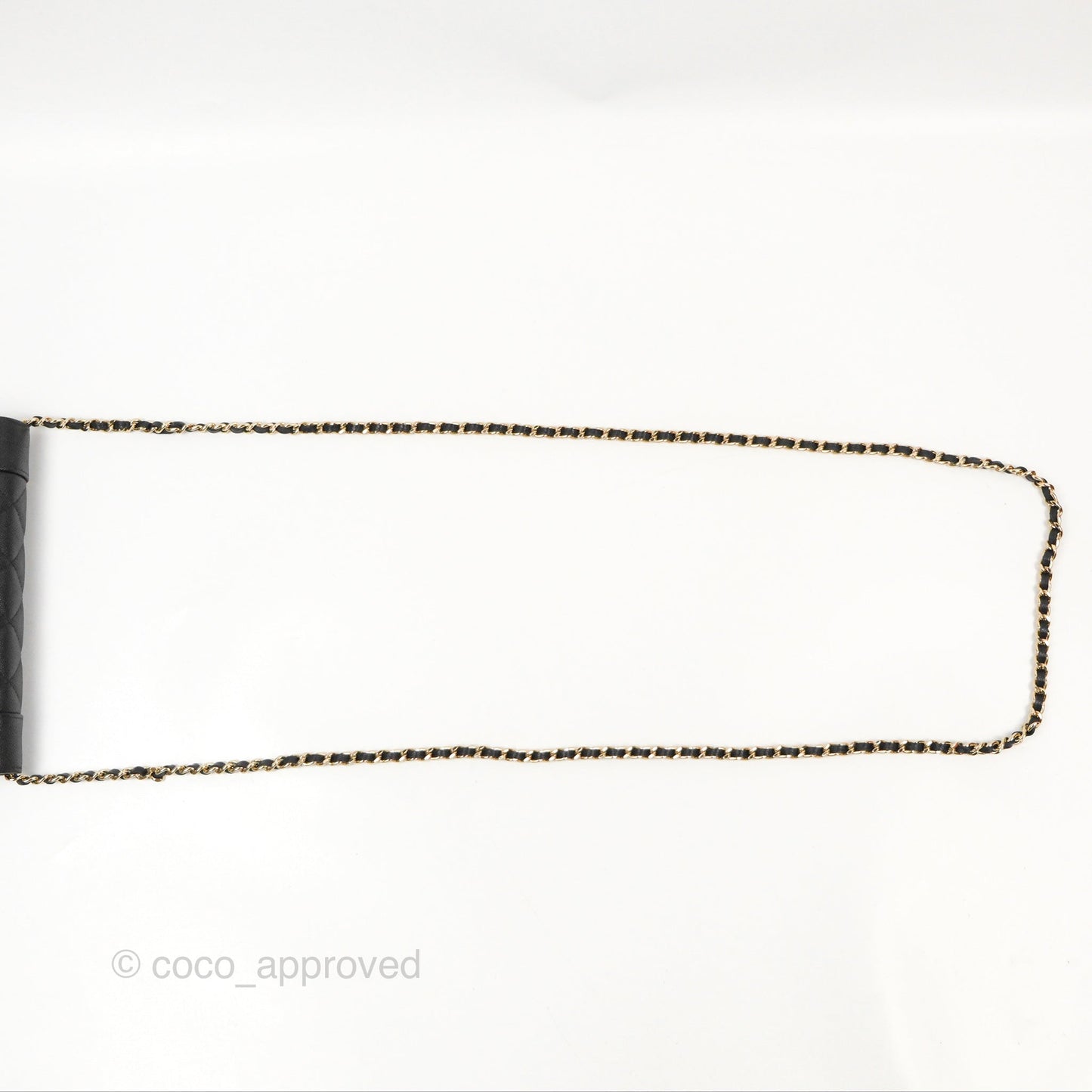 Chanel Mademoiselle WOC Black Caviar Gold Hardware
