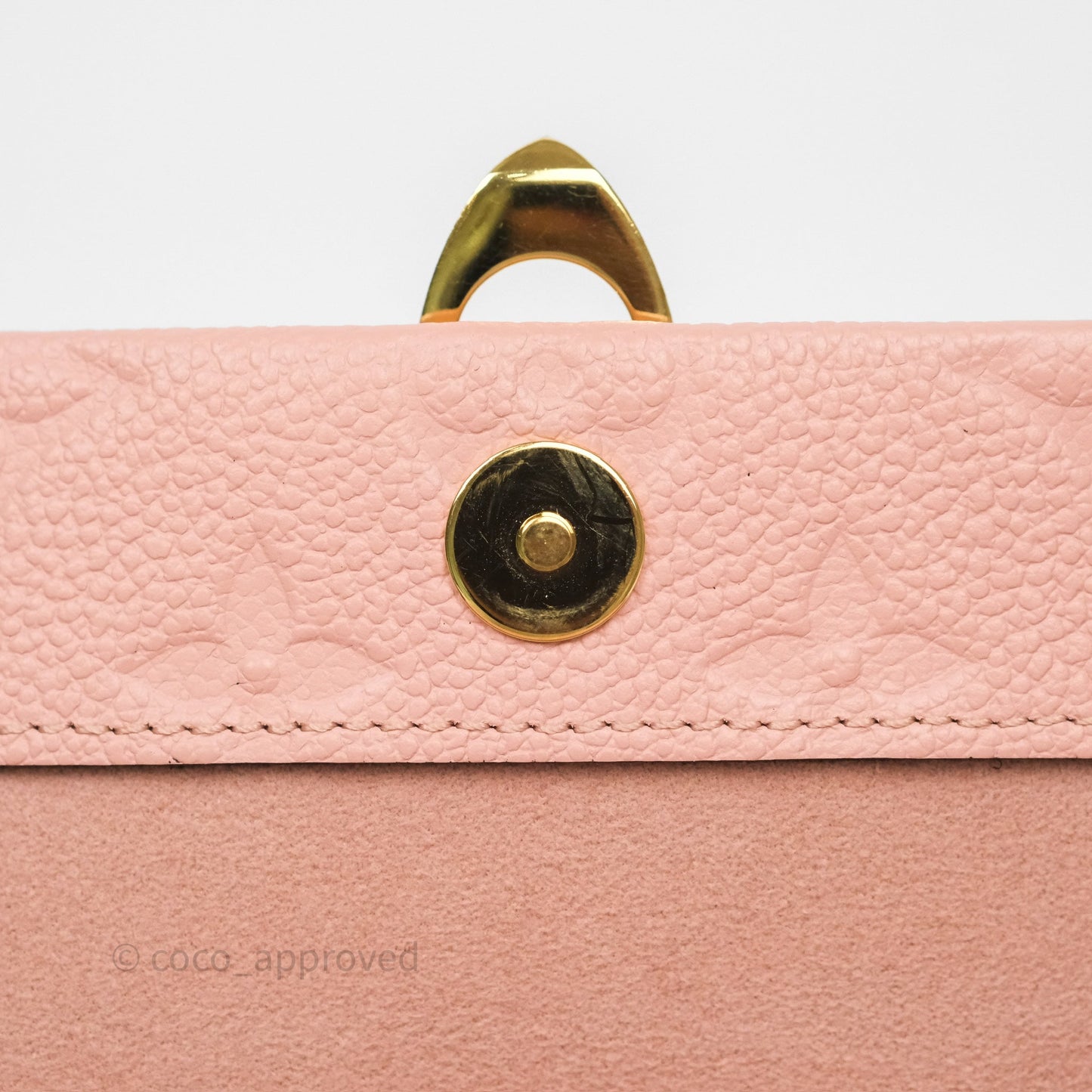 Louis Vuitton Vavin Chain Wallet Rose Poudre Empreinte Monogram