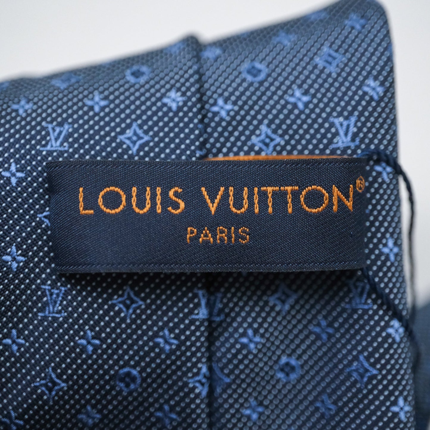 Louis Vuitton Monogram Classic Tie Blue