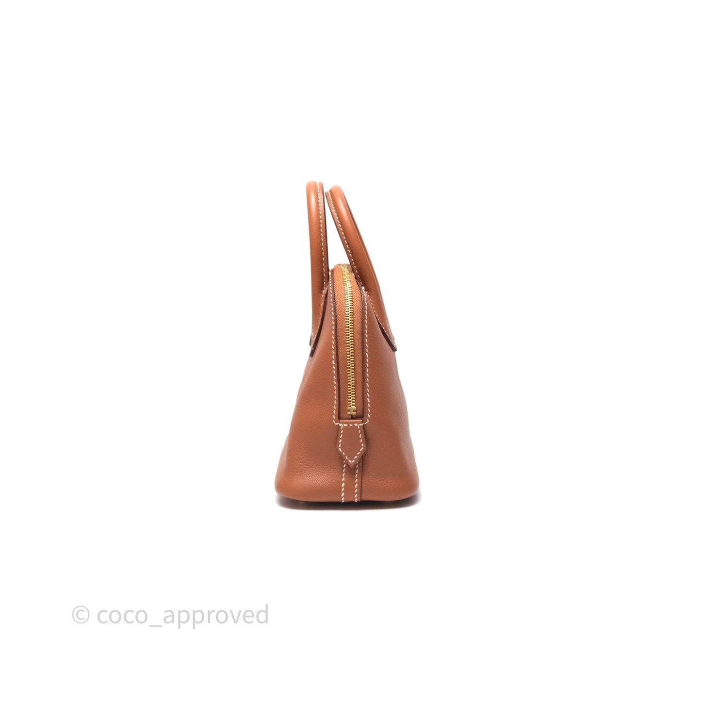 Hermès Bolide Mini 1923 Gold 37 Evercolor Gold Hardware