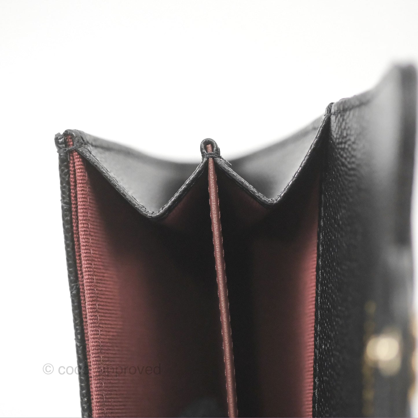 Chanel Caviar Quilted Flap Card Holder Black Gold Hardware