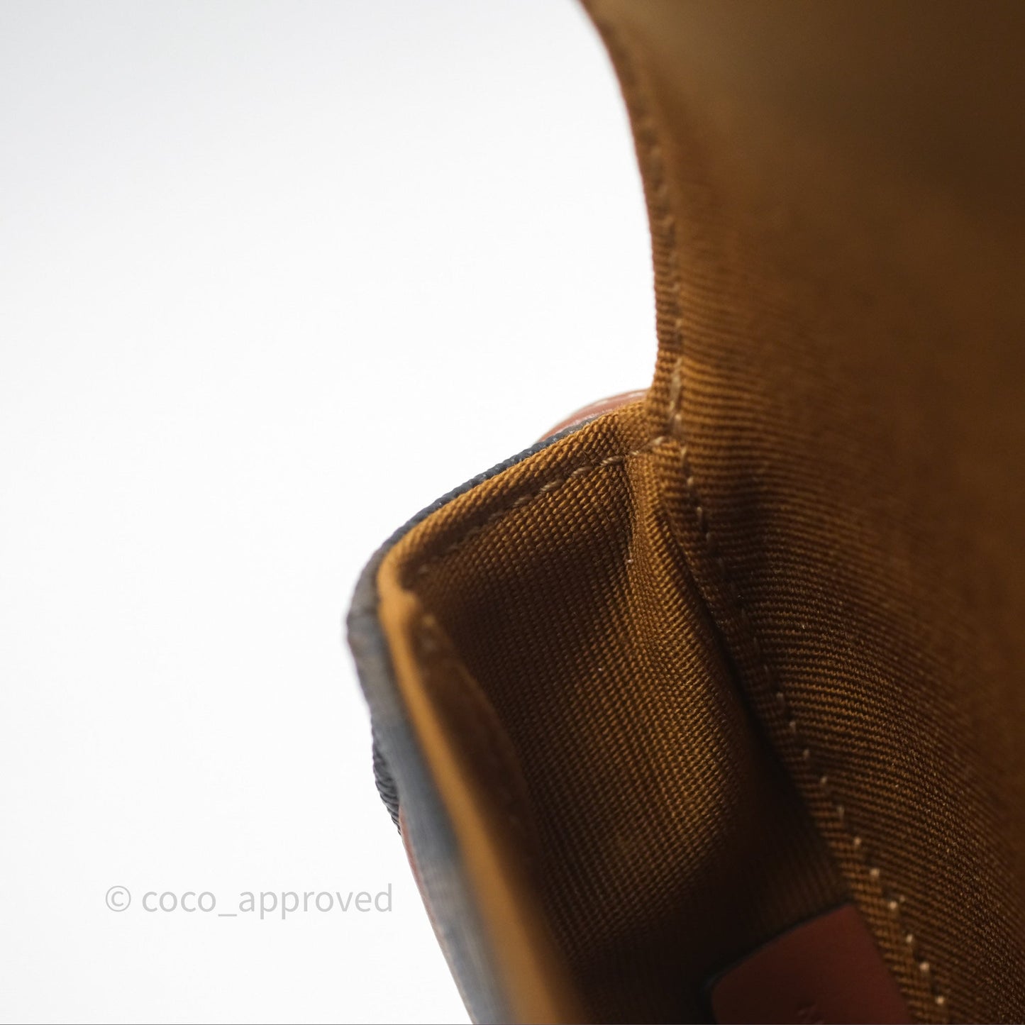 Celine Triangle Crossbody Bag Triomphe Canvas Tan