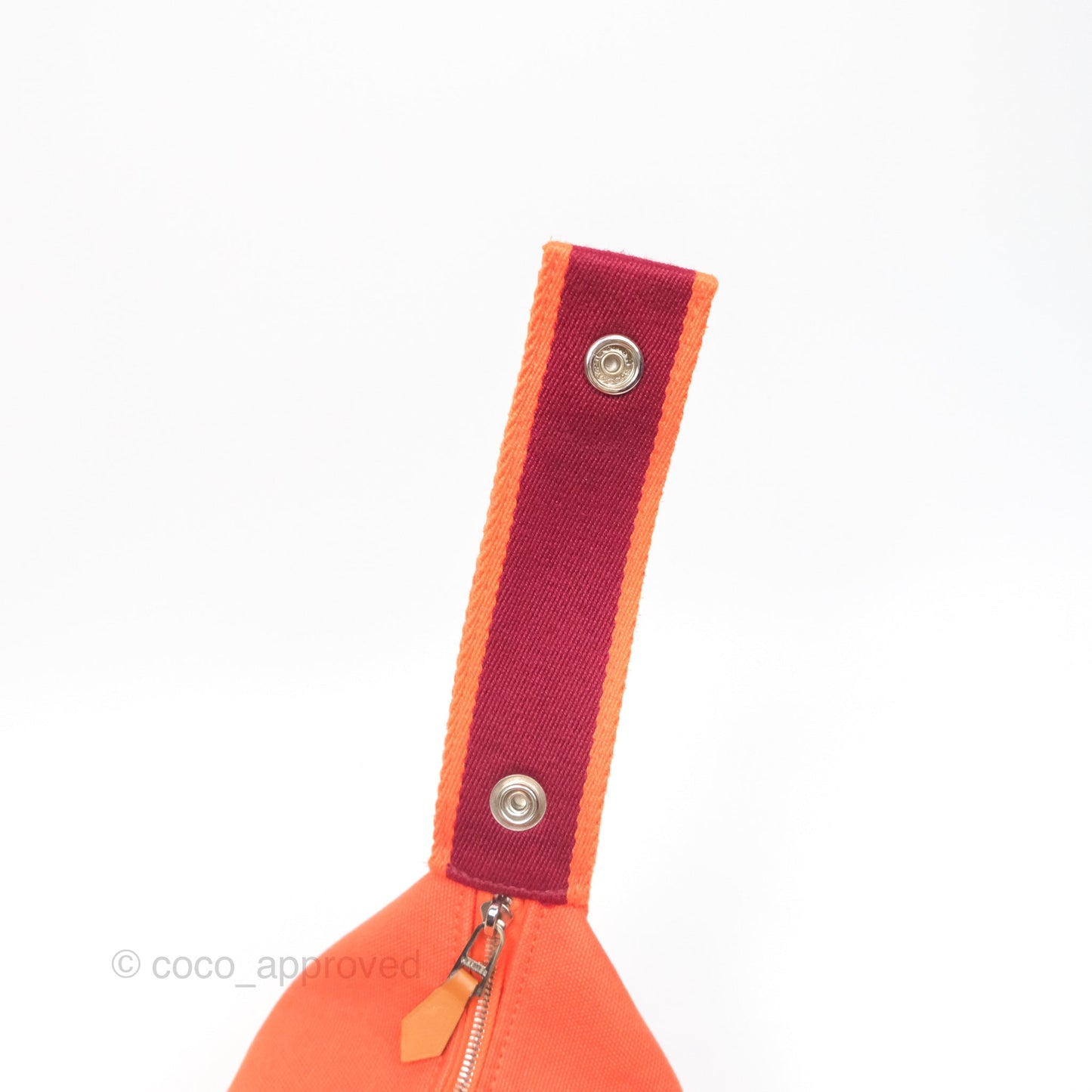 Hermès Small Bride-A-Brac Orange Feu Canvas