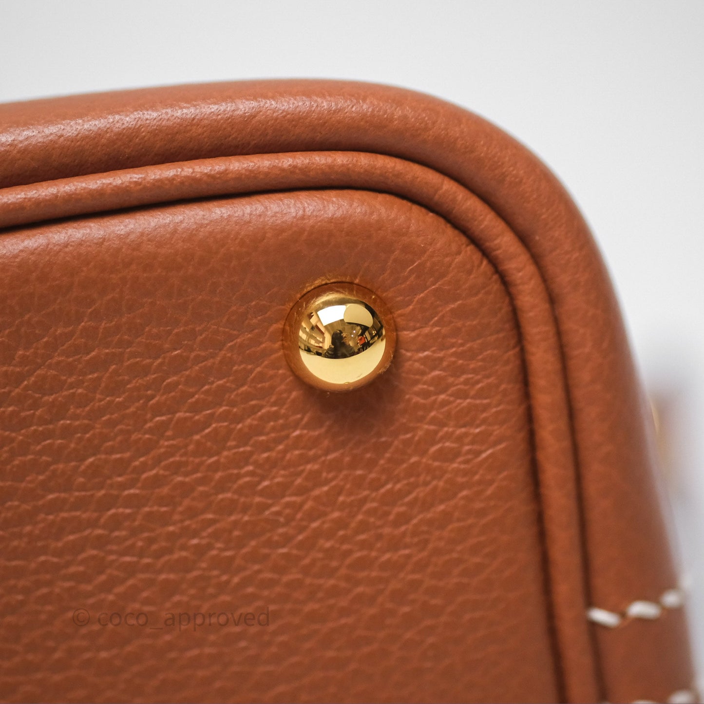 Hermès Bolide Mini 1923 Gold 37 Evercolor Gold Hardware