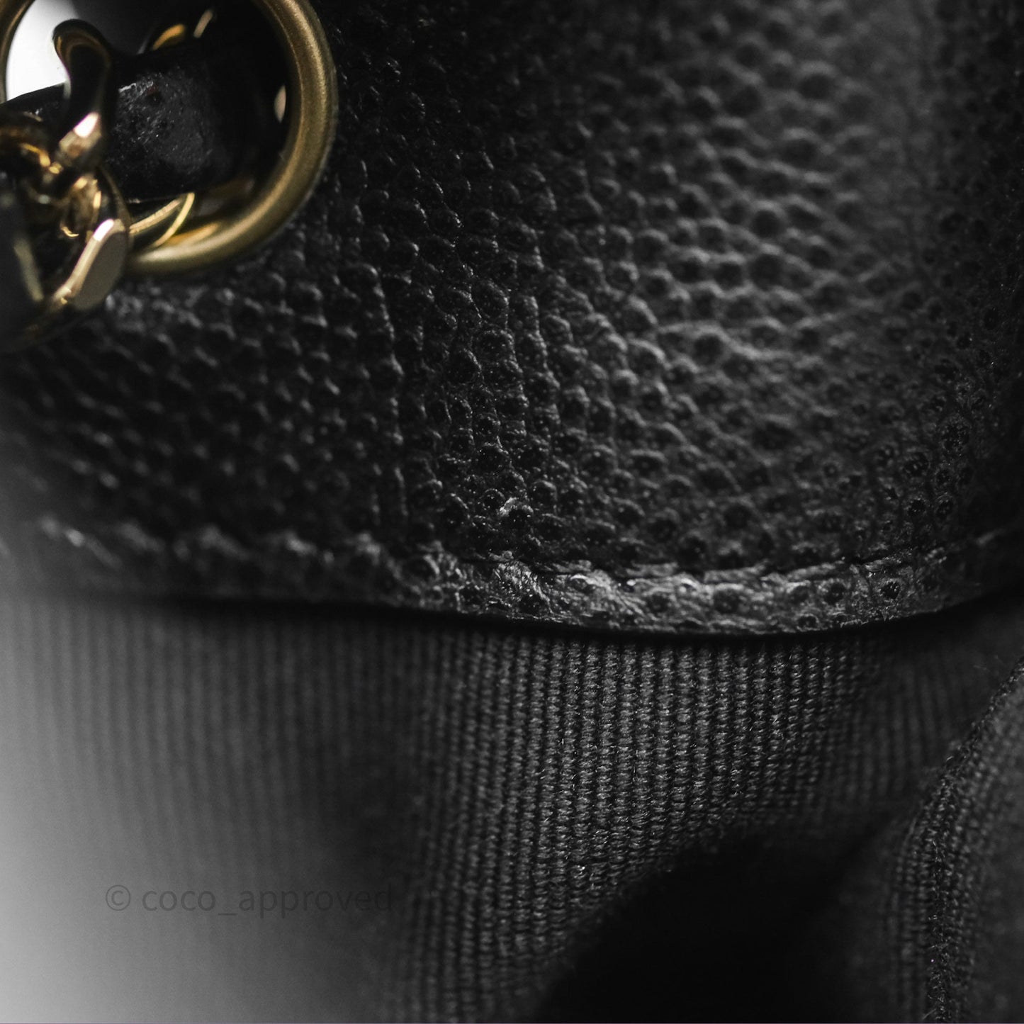 Chanel Small Duma Backpack Caviar Black Gold Hardware