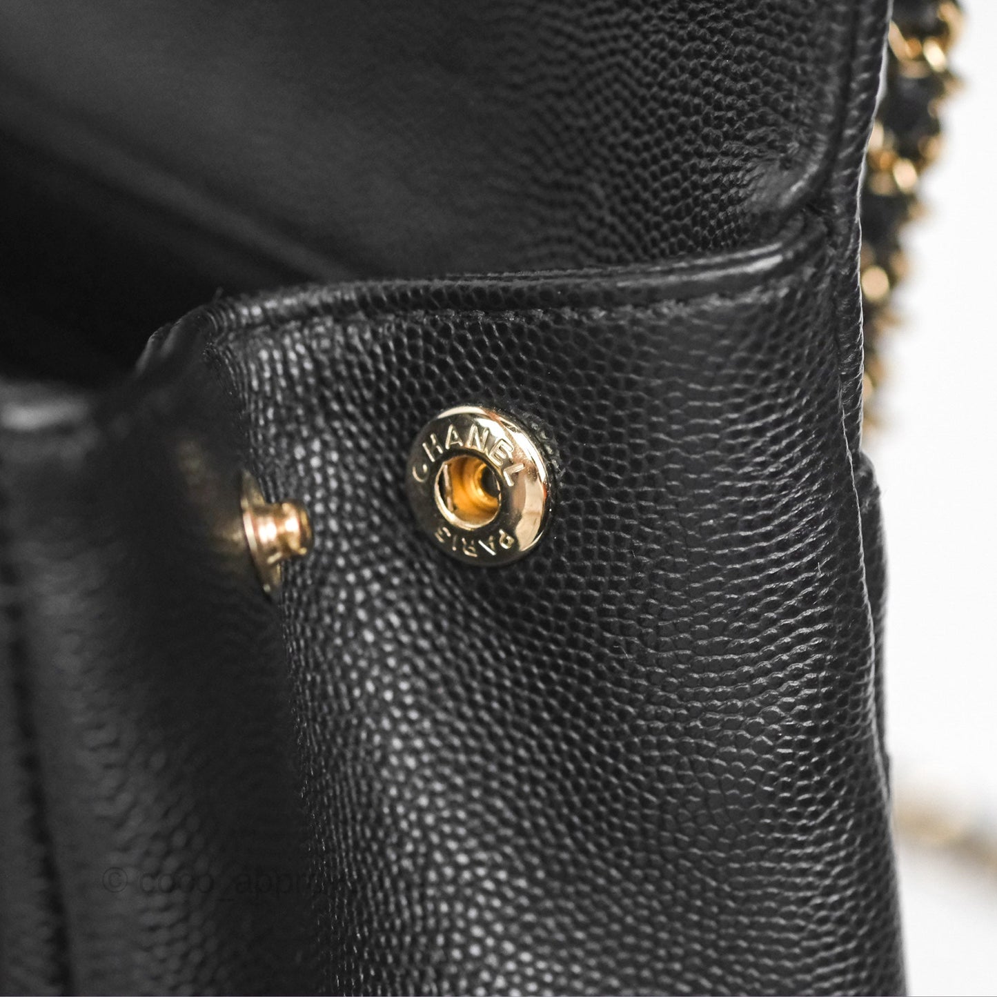 Chanel Quilted Small Business Affinity Flap Black Caviar Gold Hardware