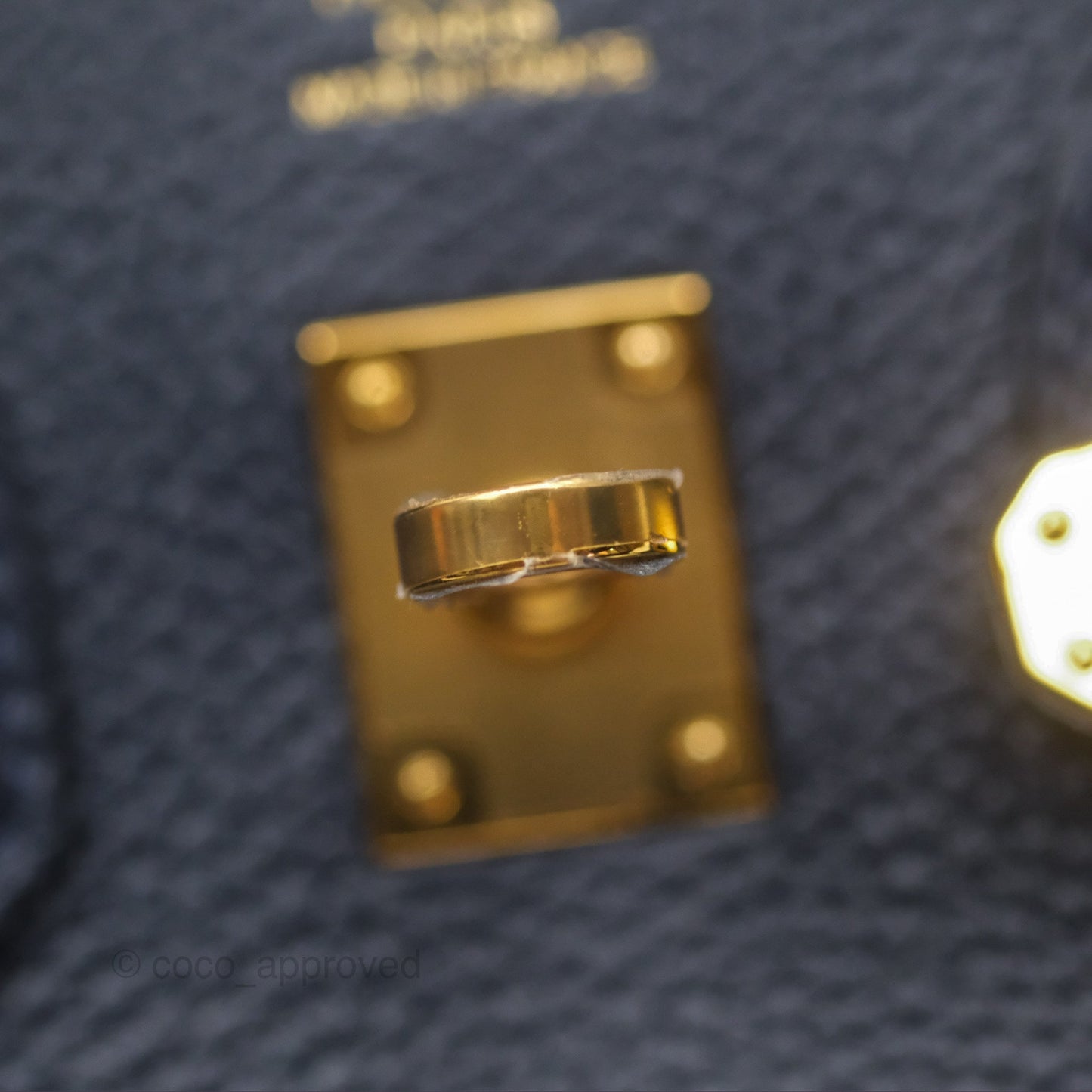 Hermès Birkin 25 Retourne Bleu Nuit 2Z Togo Gold Hardware