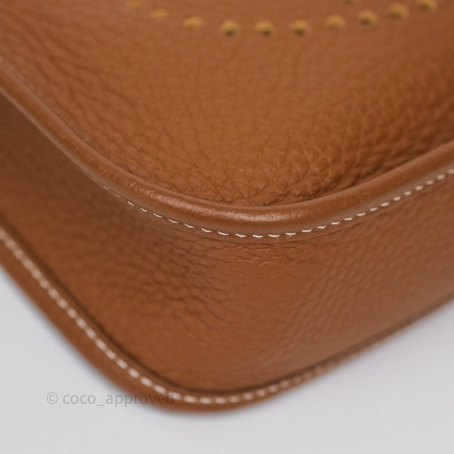 Hermès Mini Evelyne 16 Amazone Gold 37 Clemence Palladium Hardware