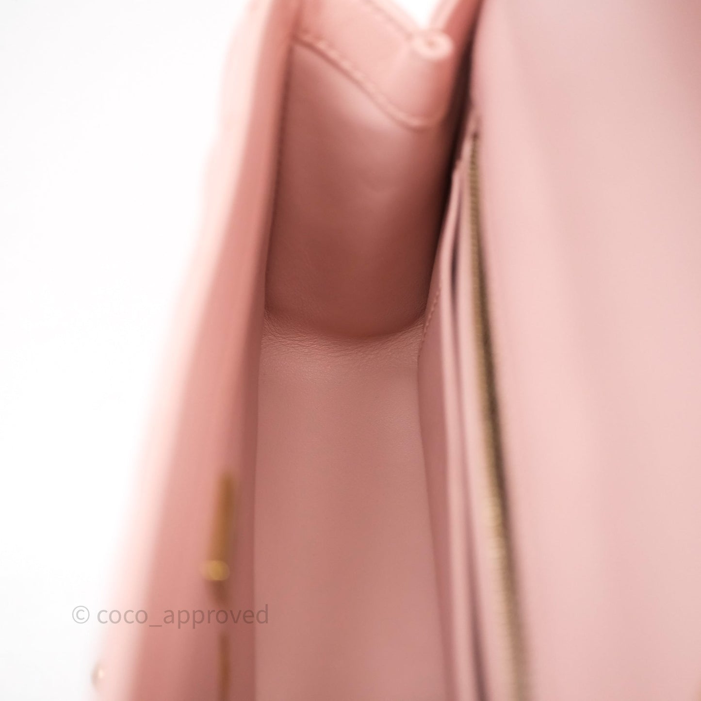 Chanel Quilted Flap Bag With Camellia Adjustable Lambskin Pink Aged Gold Hardware