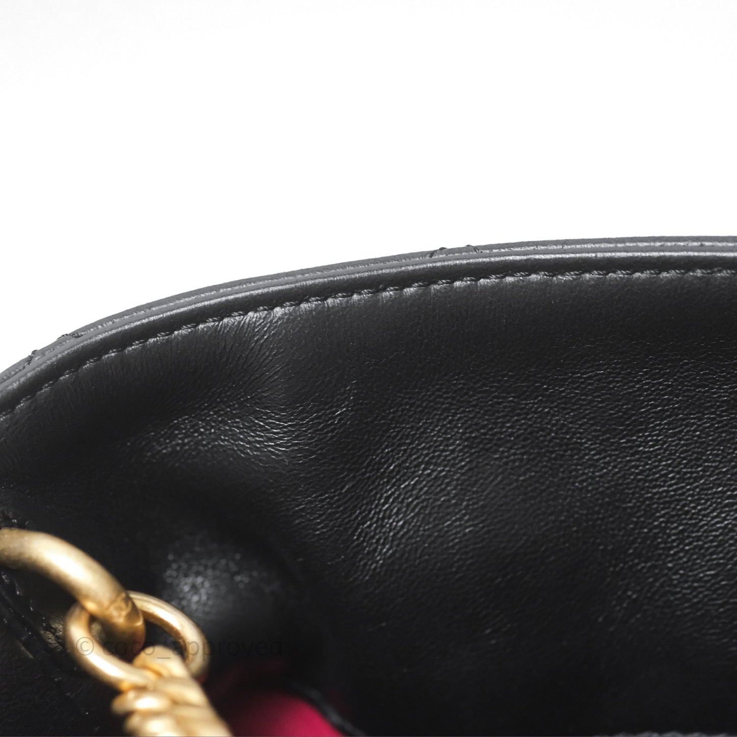 Chanel Enamel CC Bucket Bag Black Lambskin Gold Hardware 22P