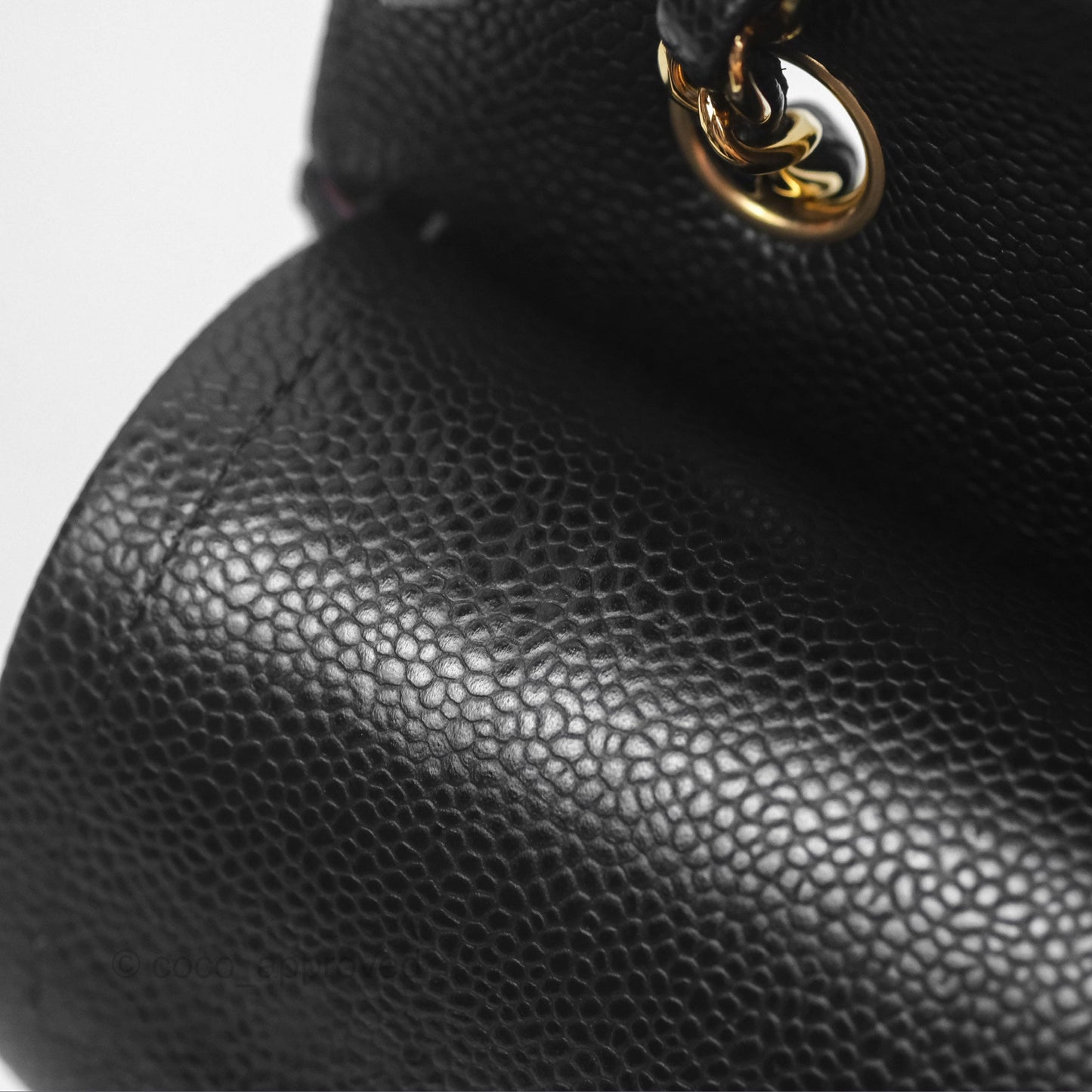 Chanel Small S/M Classic Flap Quilted Black Caviar Gold Hardware