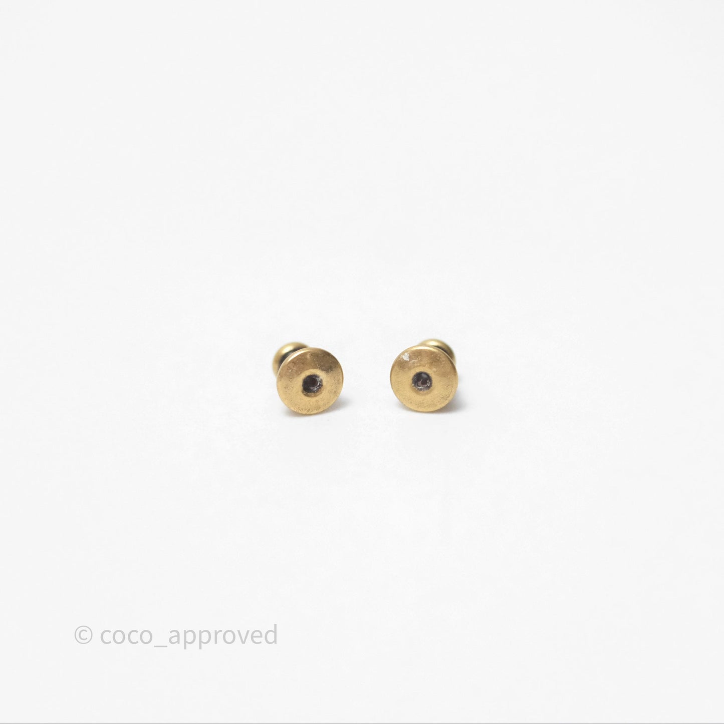 Christian Dior Pearl Crystal Star Earrings Gold Tone