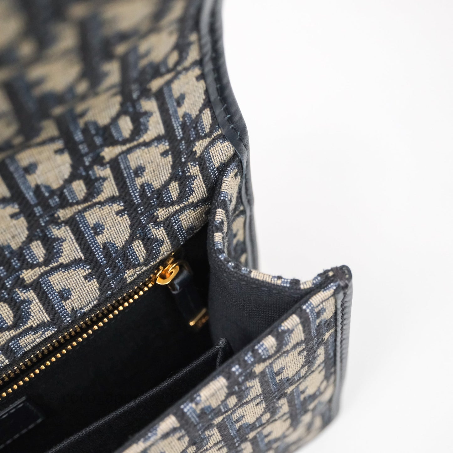 Christian Dior 30 Montaigne Bag Blue Dior Oblique Jacquard Dior
