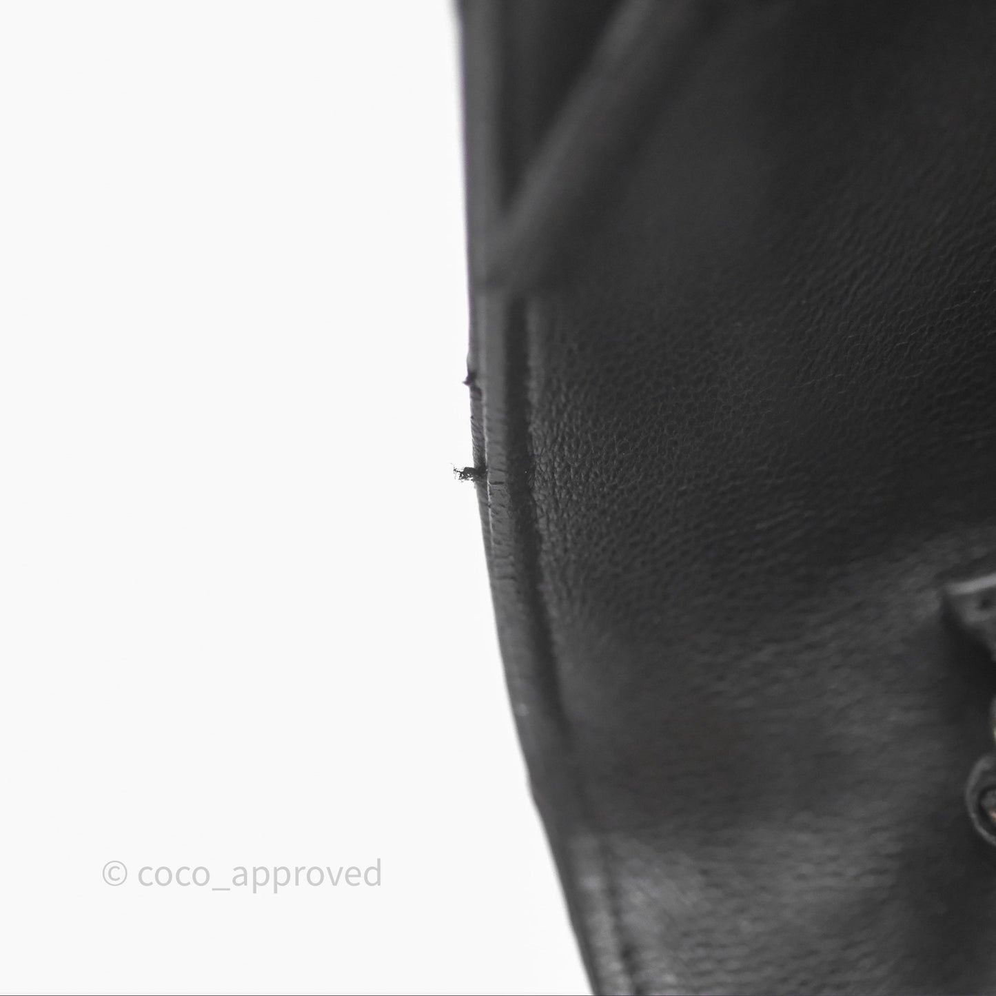 Chanel Quilted WOC Black Lambskin Silver Hardware