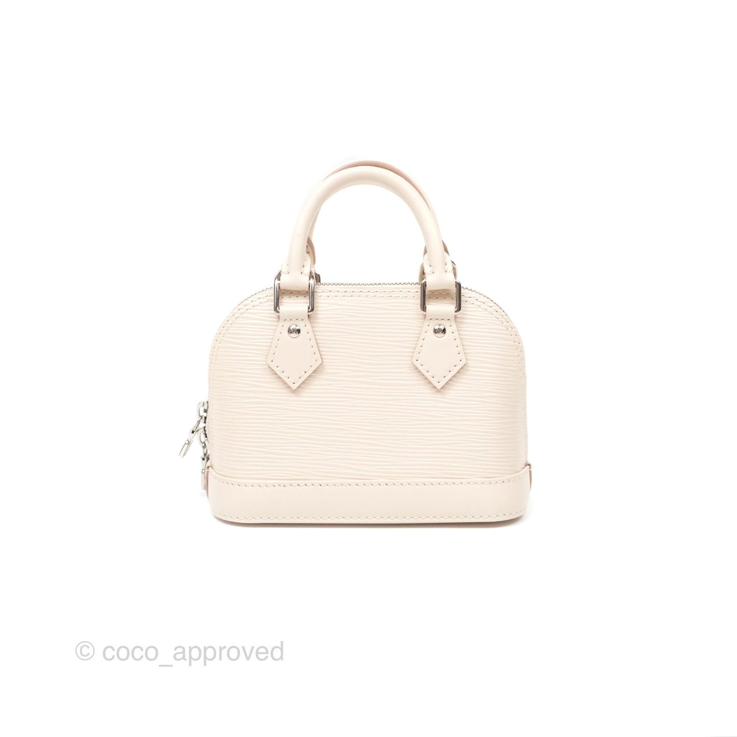 Louis Vuitton Alma Nano Quartz Silver Hardware