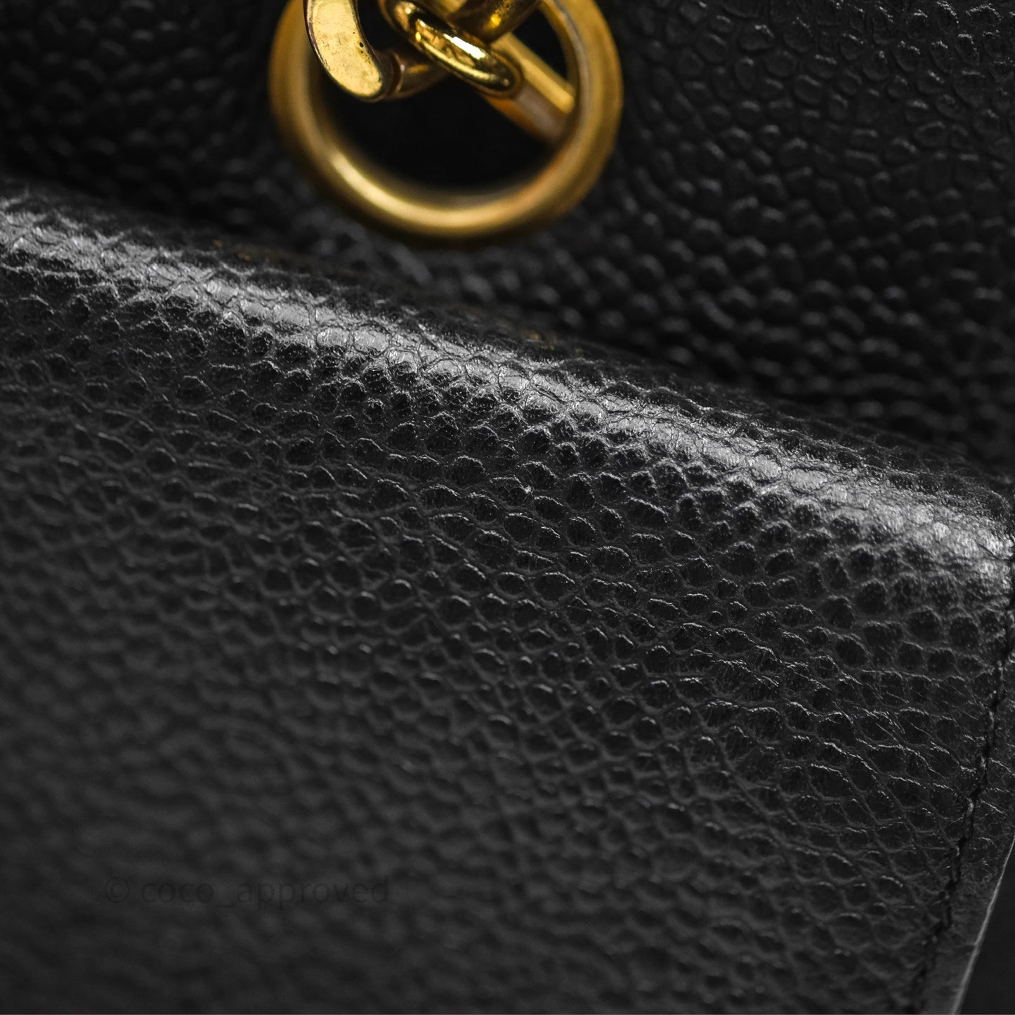 Chanel Vintage Tote Black 24K Gold Hardware