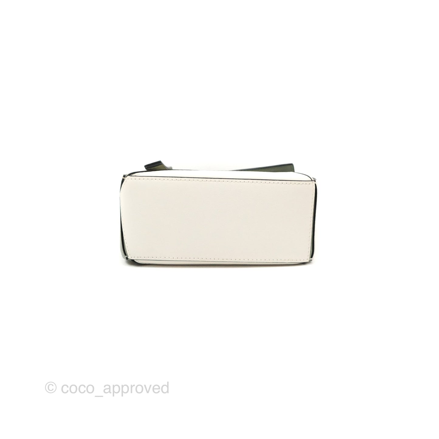Loewe Mini Puzzle Bag Ash Green Calfskin