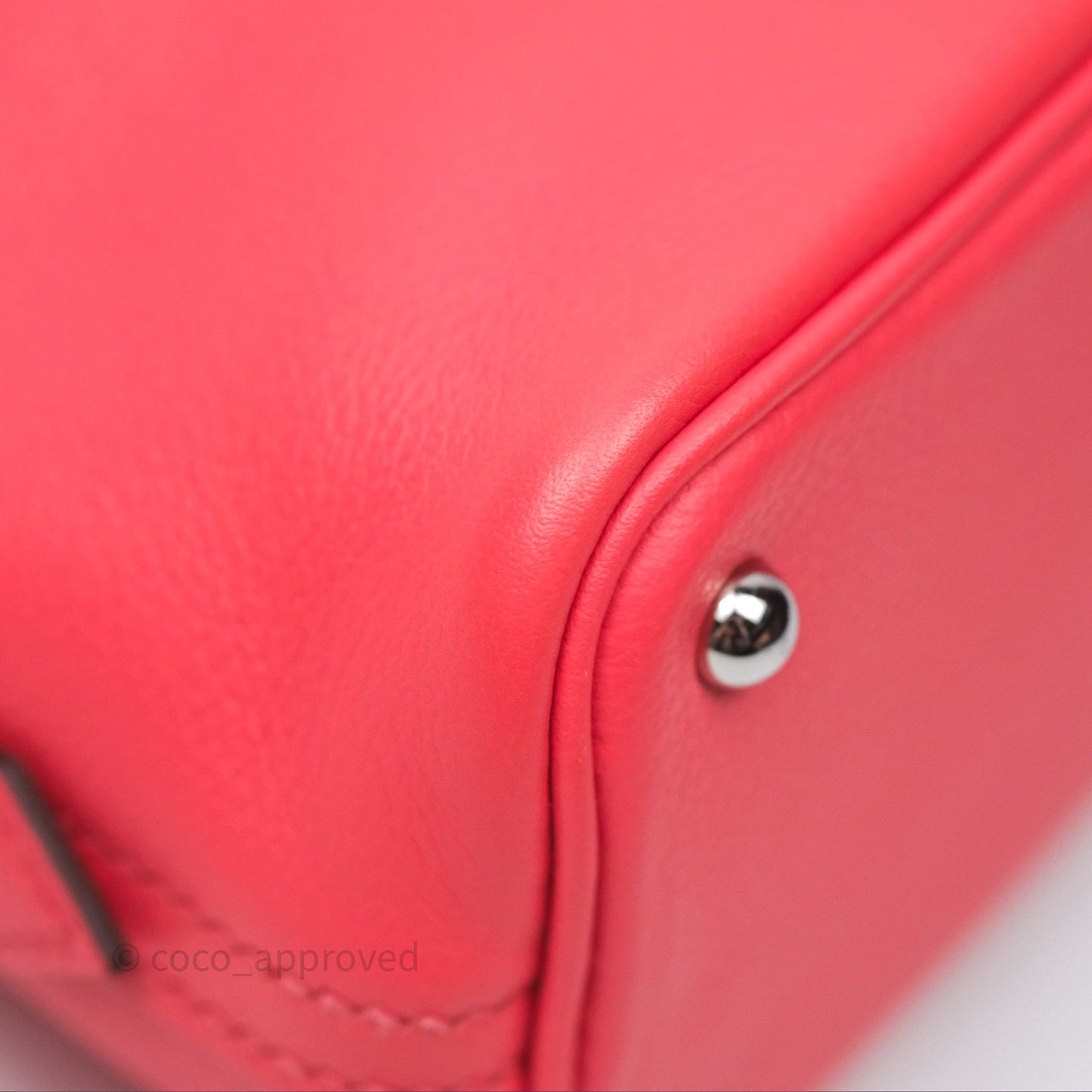 Hermès Bolide Mini 1923 Rose Texas 0E/ Cuivre 6C Evercolor Palladium Hardware