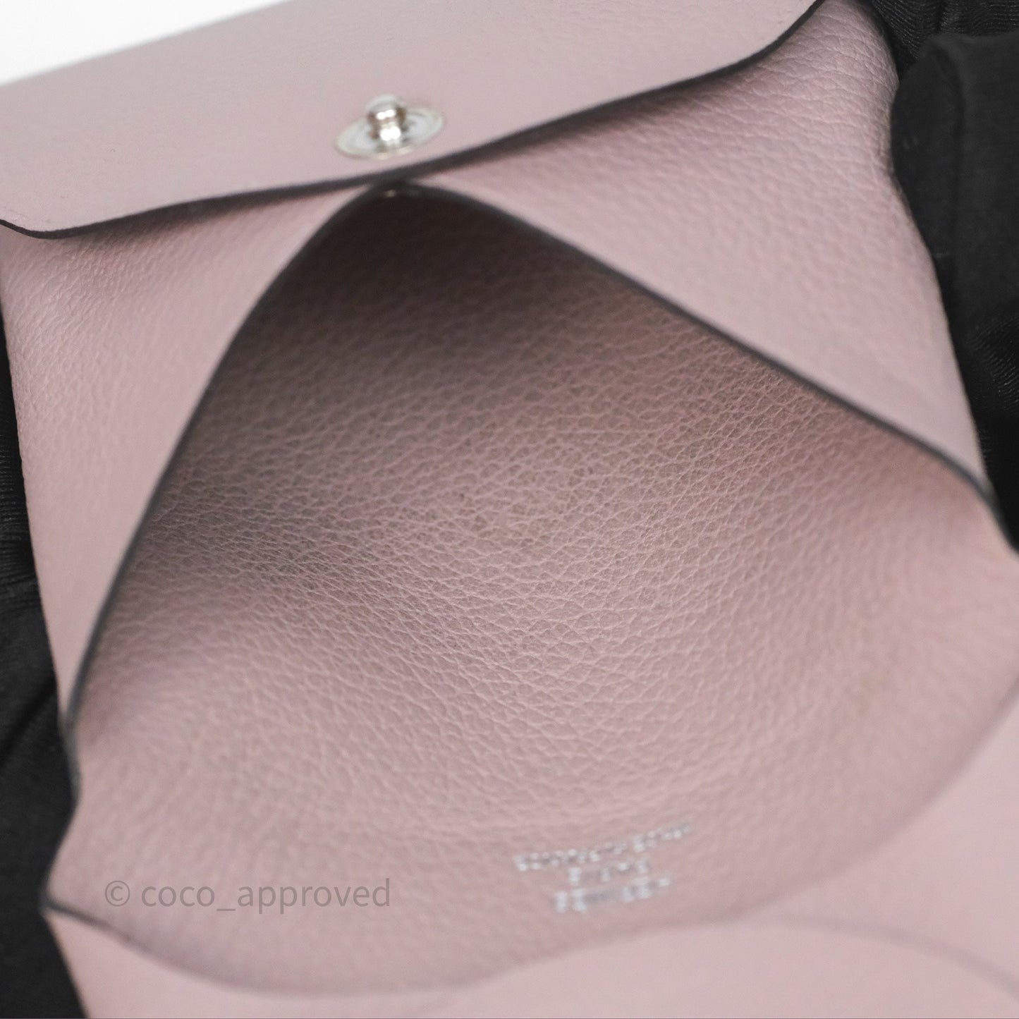 Hermès Bastia Coin Purse Glycine 4W Evercolor