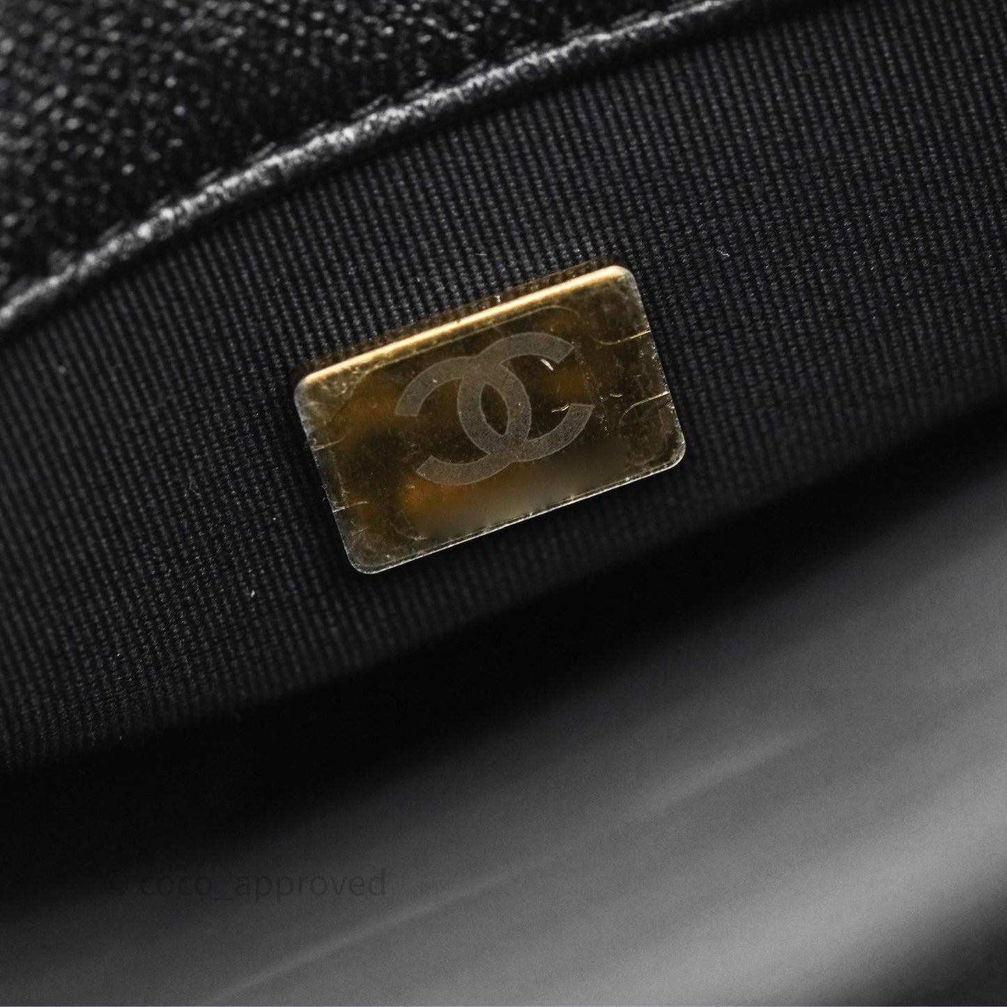 Chanel Double Pocket Black Lambskin Gold Hardware