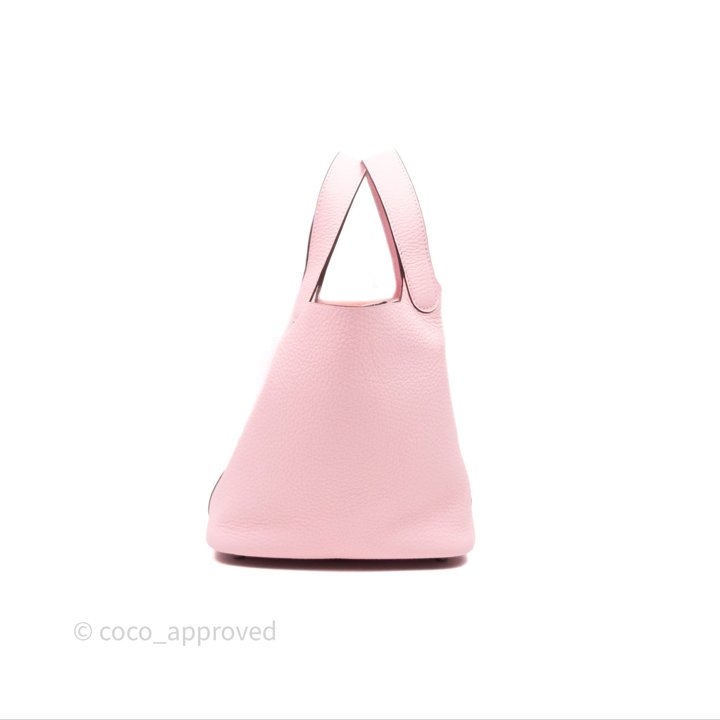 Hermès Picotin 18 Rose Sakura 3Q Clemence Palladium Hardware
