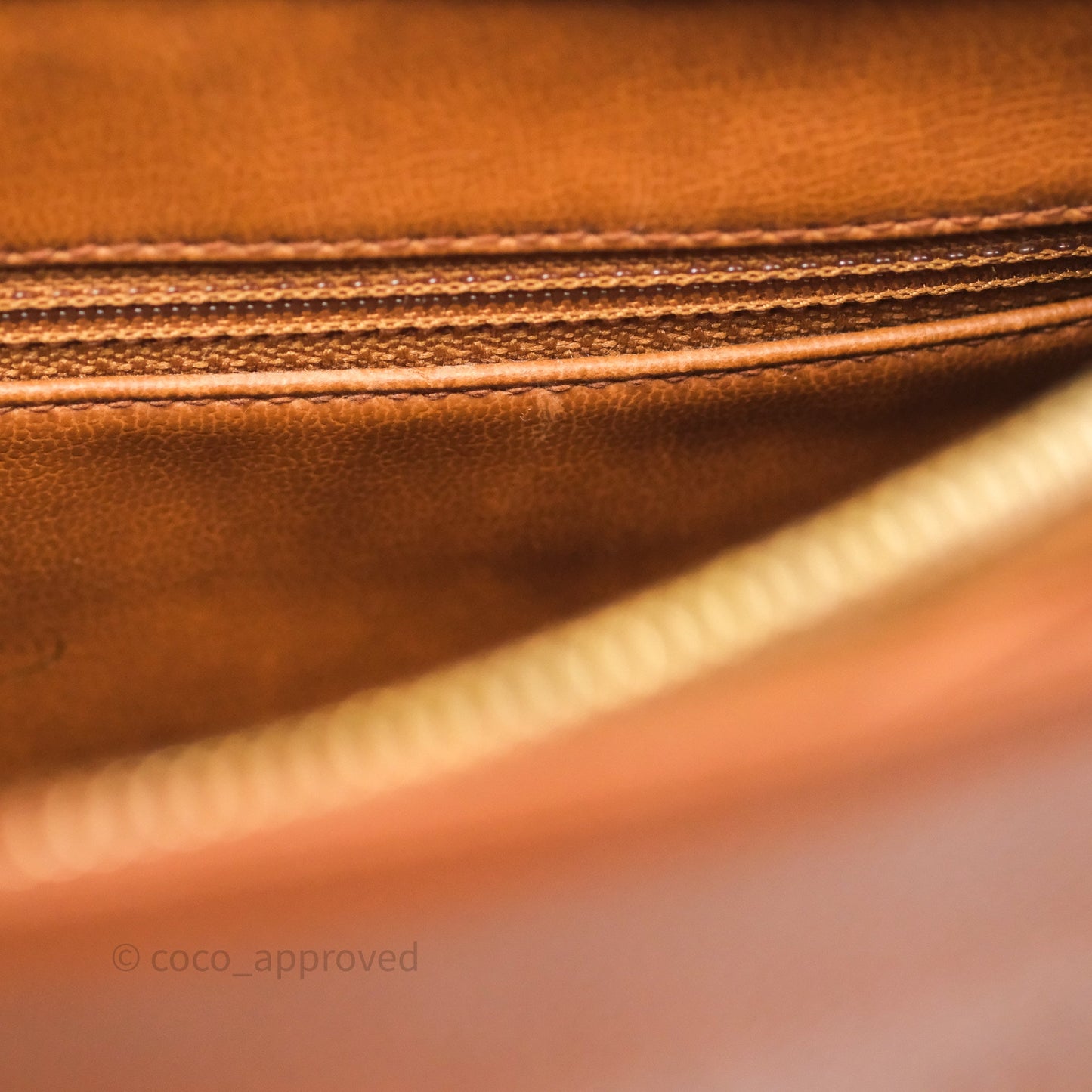Chanel Vintage Tote Caramel Caviar 24K Gold Hardware