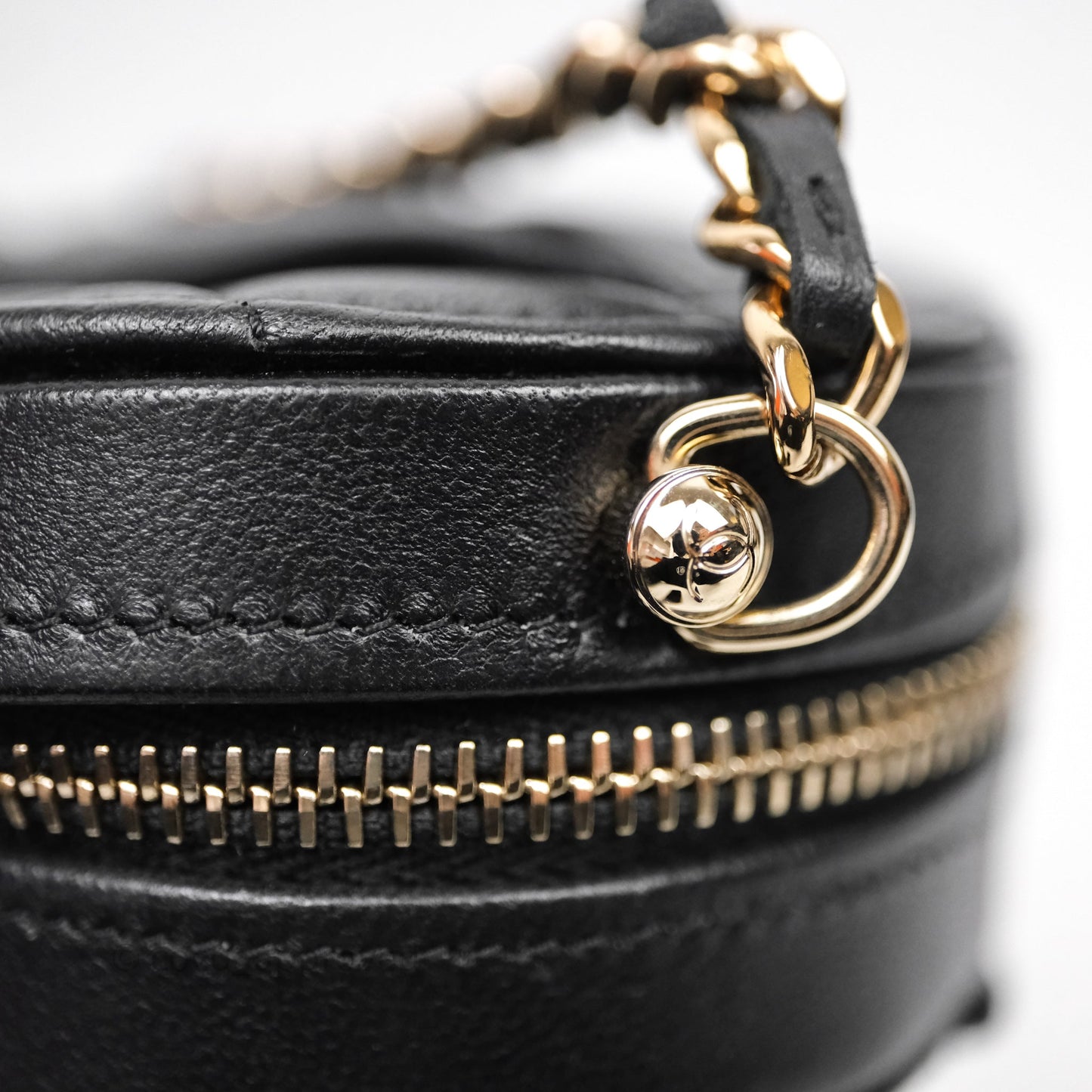 Chanel Small Heart Bag Black Lambskin Gold Hardware