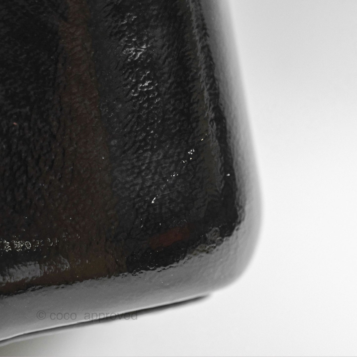 Chanel Small Gabrielle Backpack Black Patent Goatskin