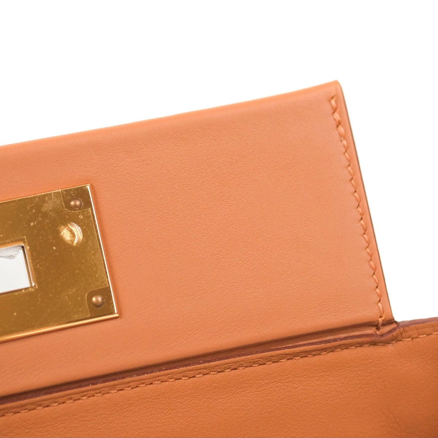 Hermès 24/24 21 Mini Gold Evercolor/Swift Gold Hardware