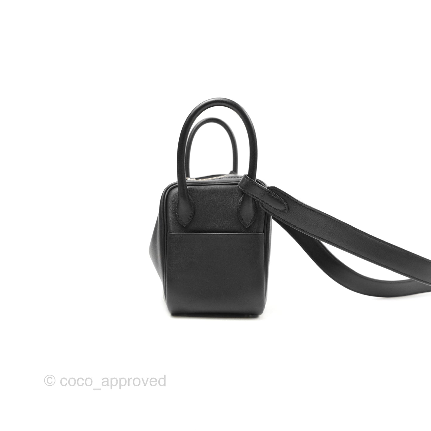 Hermès Mini Lindy 20 Back Swift Palladium Hardware