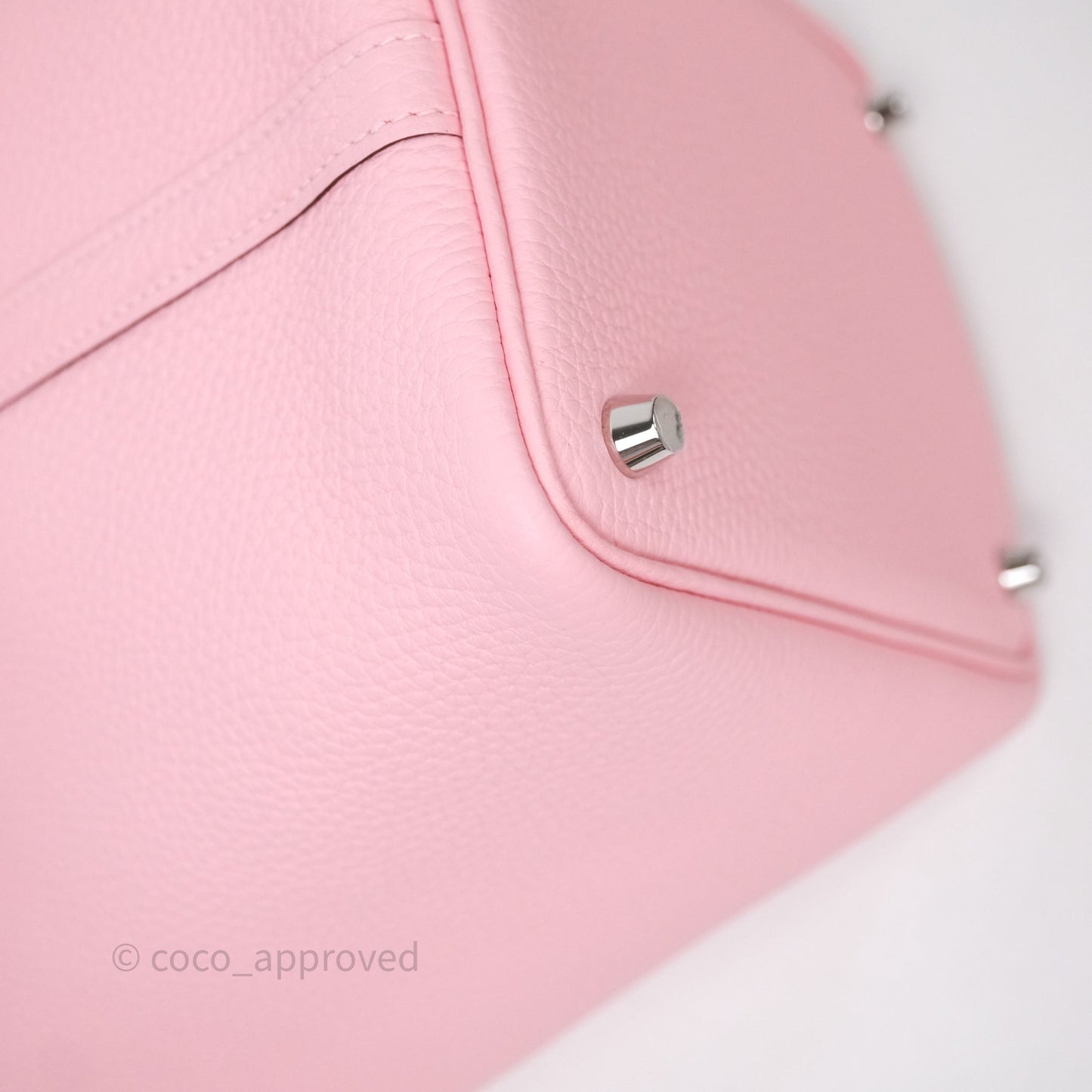 Hermès Picotin 18 Rose Sakura 3Q Clemence Palladium Hardware