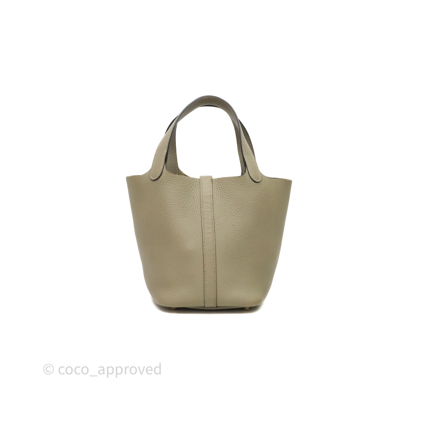 Hermès Picotin Lock 18 Q1 Sauge Clemence Gold Hardware