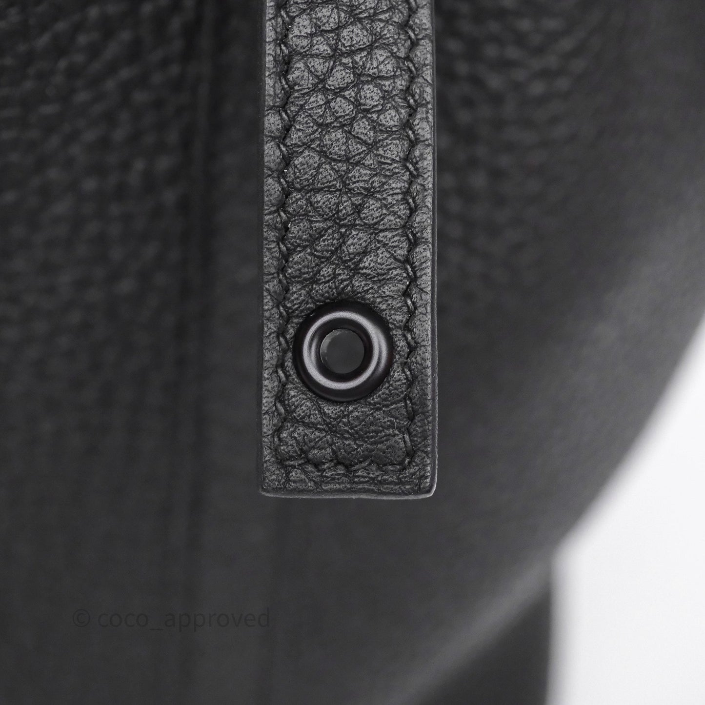 Hermès Picotin 18 Black Noir 89 Clemence So Black Hardware