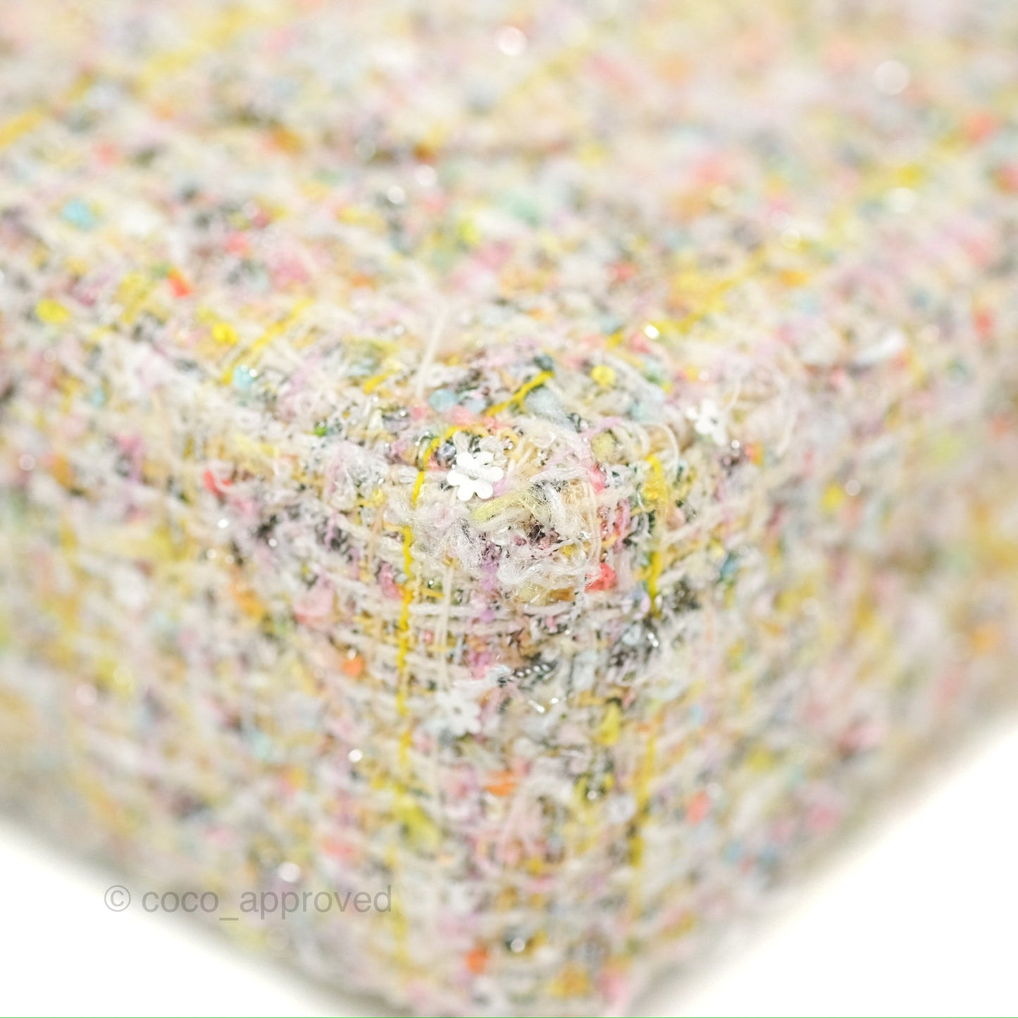 Chanel Reissue 225 Tweed Pastel Garden Party Flap