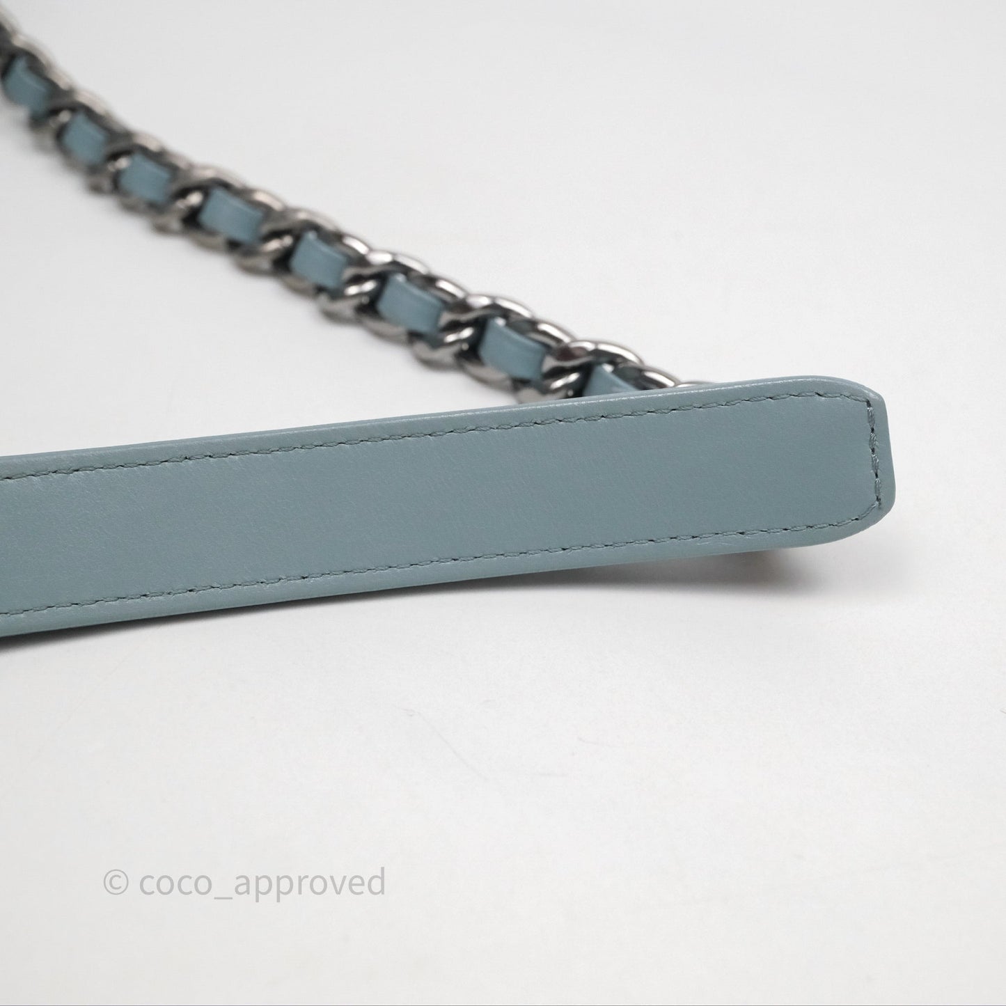 Chanel 19 Small Blue Mixed Hardware