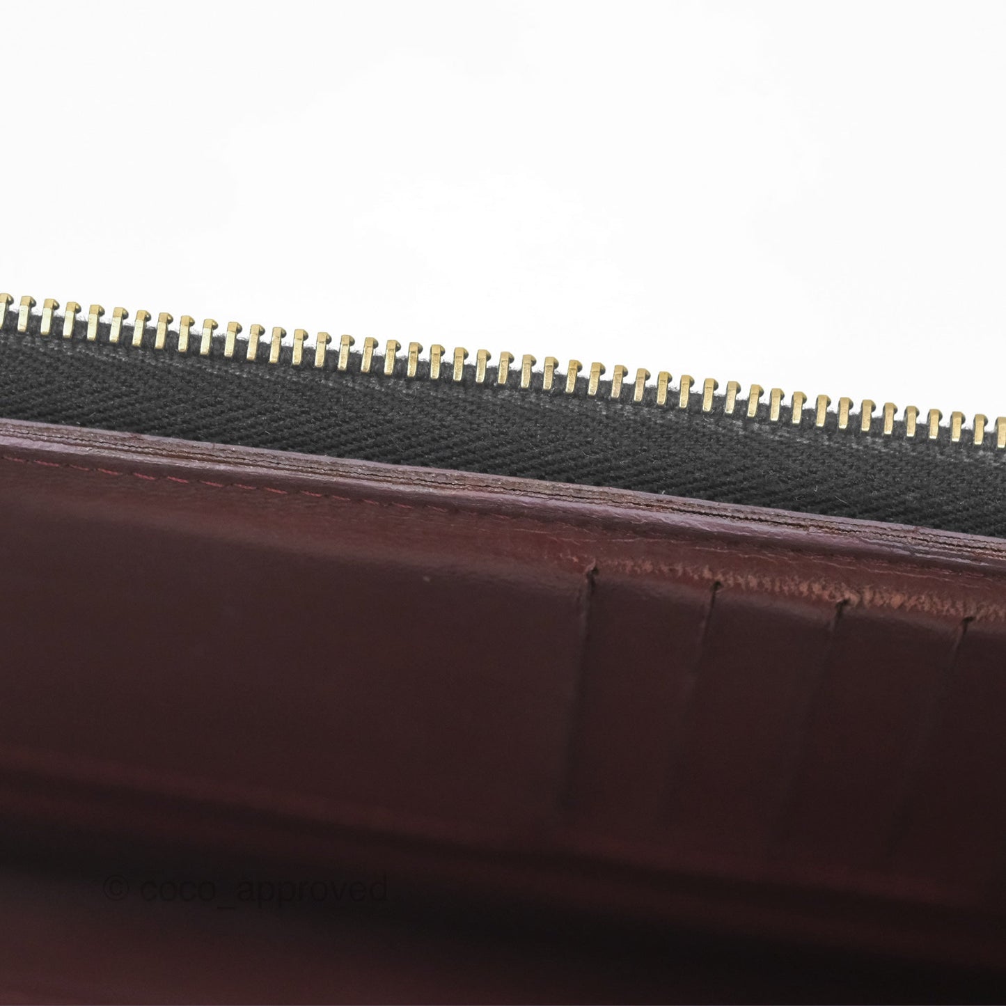 Chanel Zip Around Organiser Wallet Black Lambskin Gold Hardware