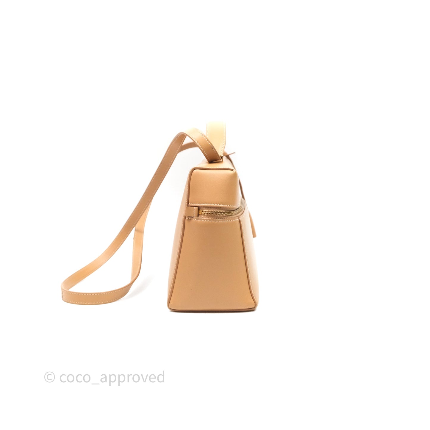 Loro Piana Extra Bag L27 Light Bamboo Calfskin Gold Hardware