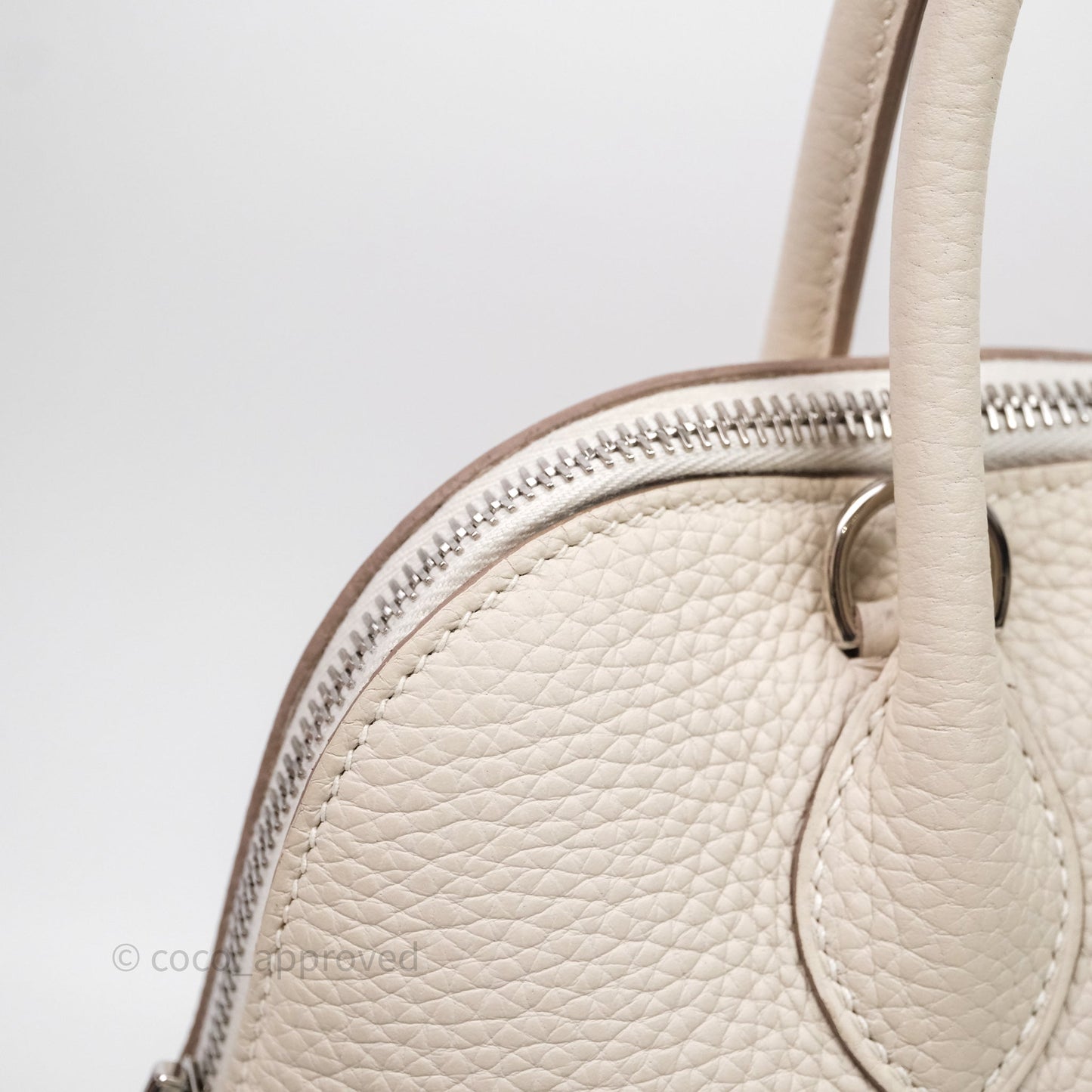 Hermes Bolide 31 Clemence Craie 10 Palladium Hardware