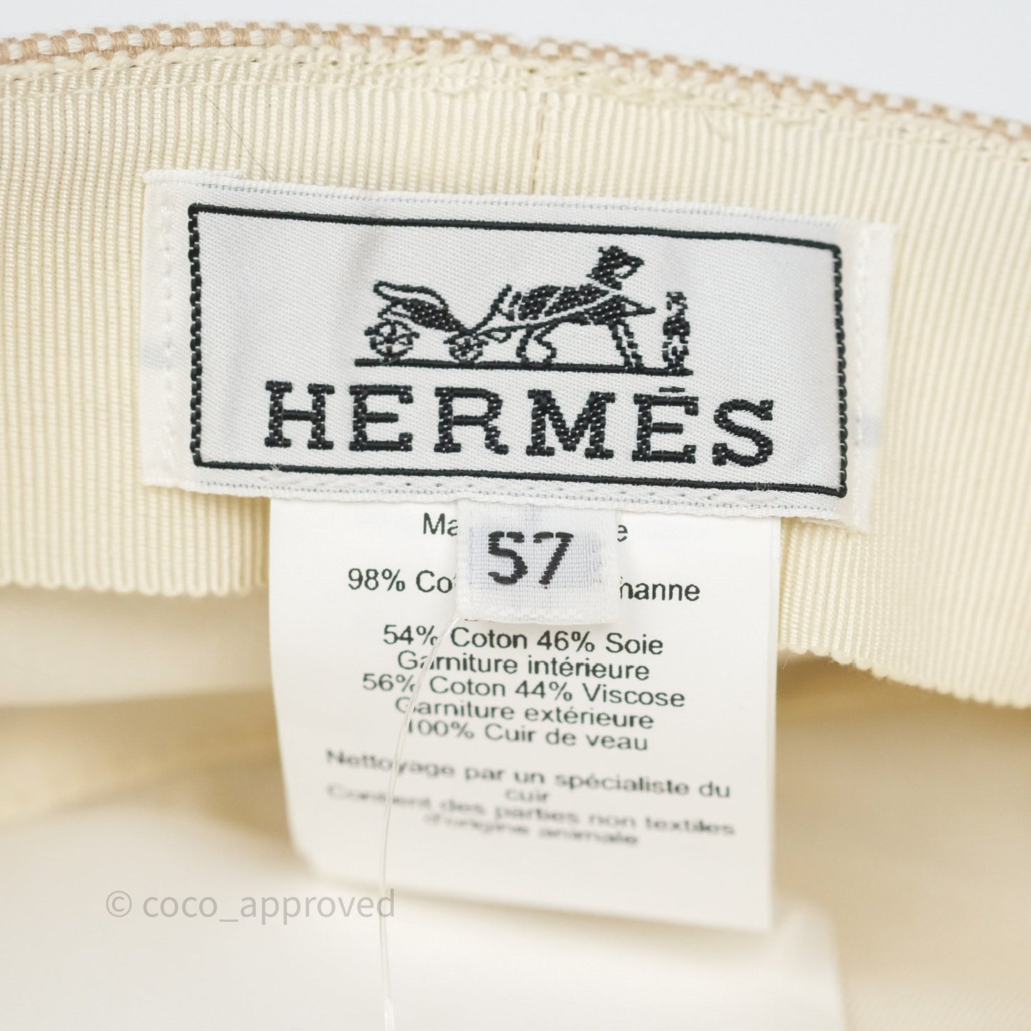 Hermès Deauville Plein Air Cap Desert / Nata