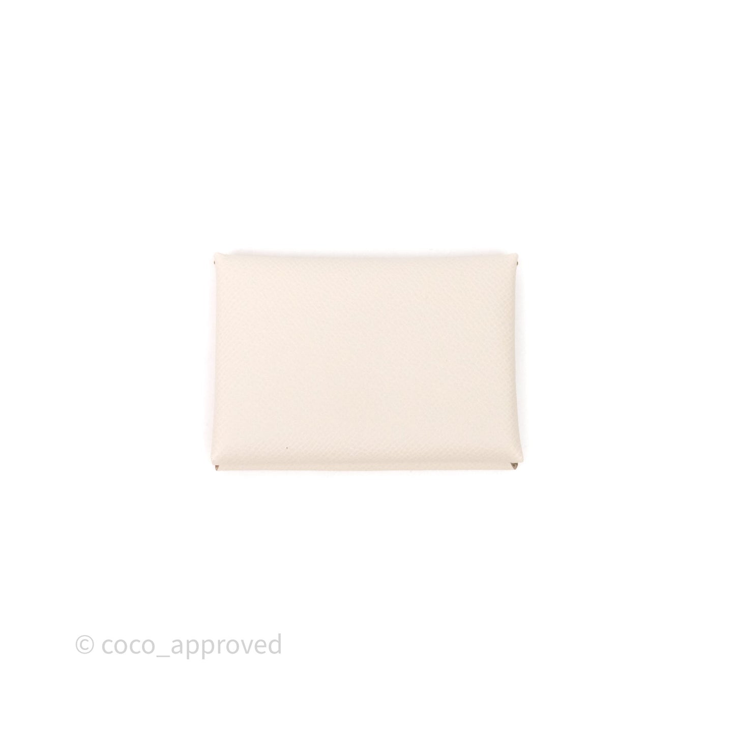 Hermès Calvi Duo Compact Card Holder Beton 8L Epsom