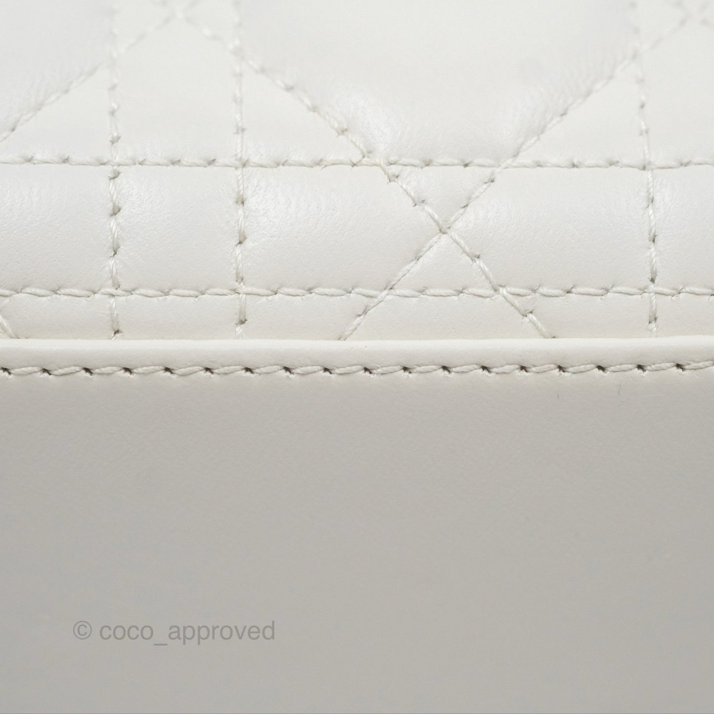 Christian Dior Small Lady Dior My ABCDior Bag Latte Cannage Lambskin