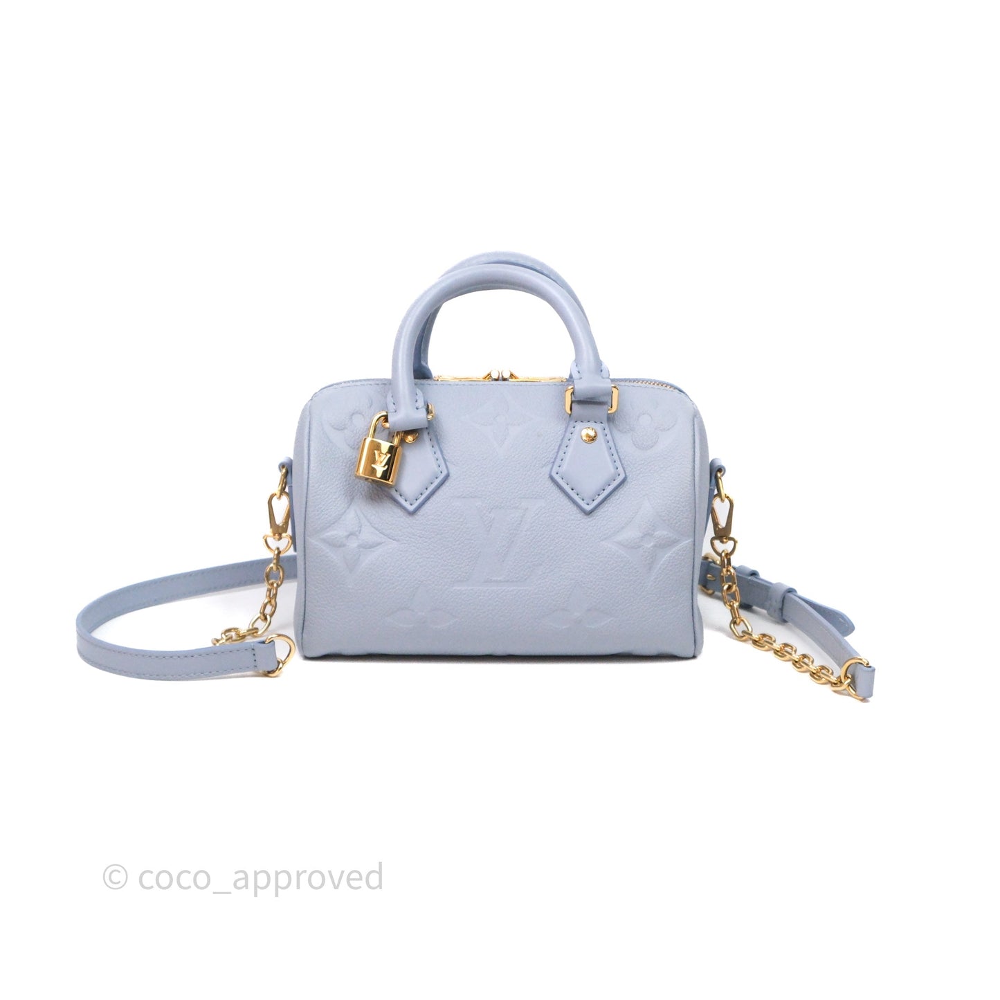 Louis Vuitton Speedy Bandoulière 20 Monogram Empreinte Lilac