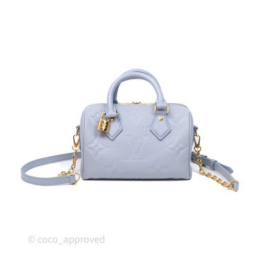 Louis Vuitton Speedy Bandoulière 20 Monogram Empreinte Lilac