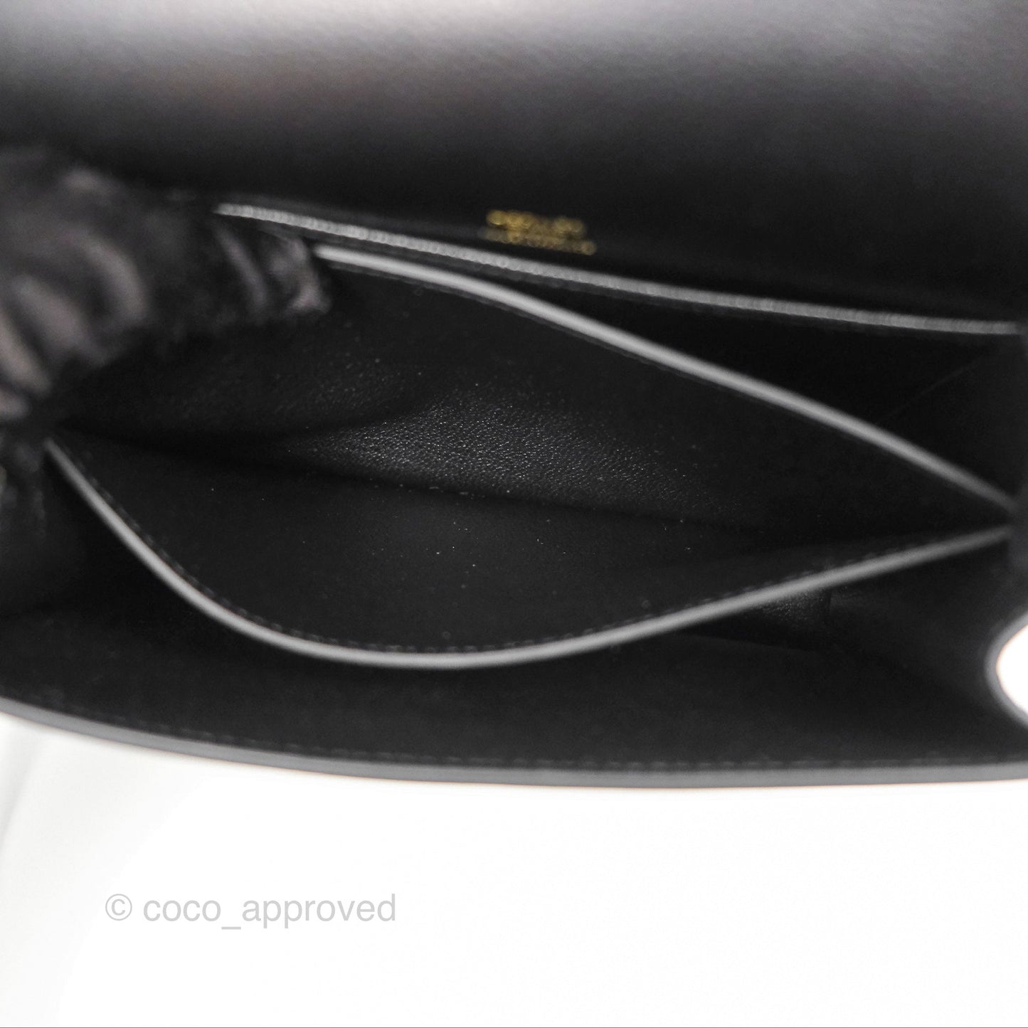 Hermès Roulis Mini 18 Black Noir 89 Veau Evergrain Permabrass Hardware